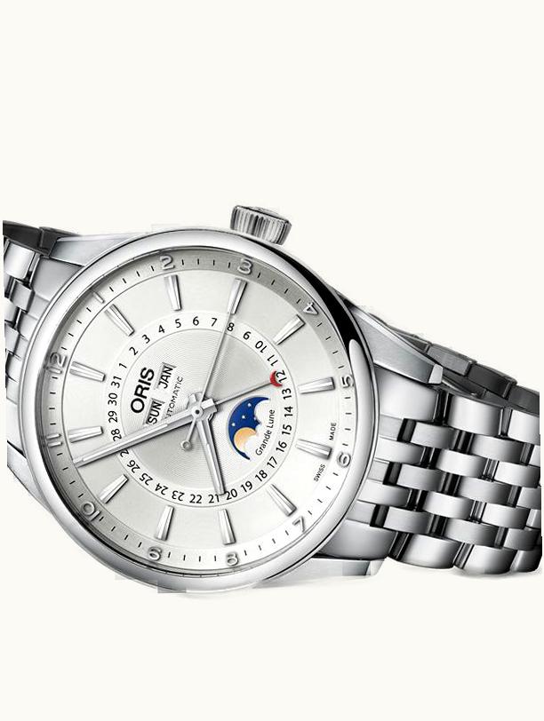 Oris Artix Complication Stainless Steel / Silver / Bracelet