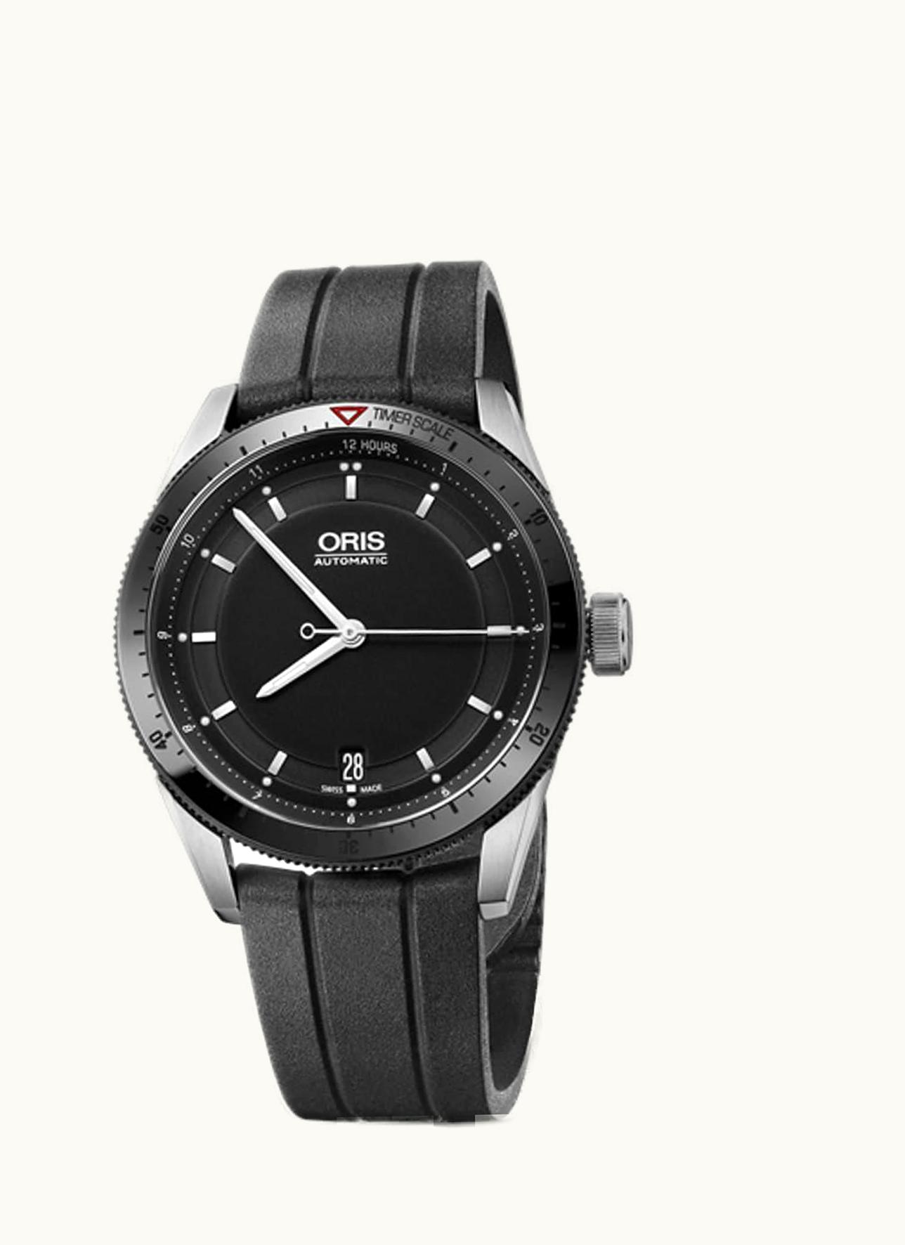 Oris Artix GT Date Stainless Steel - Ceramic / Black / Rubber