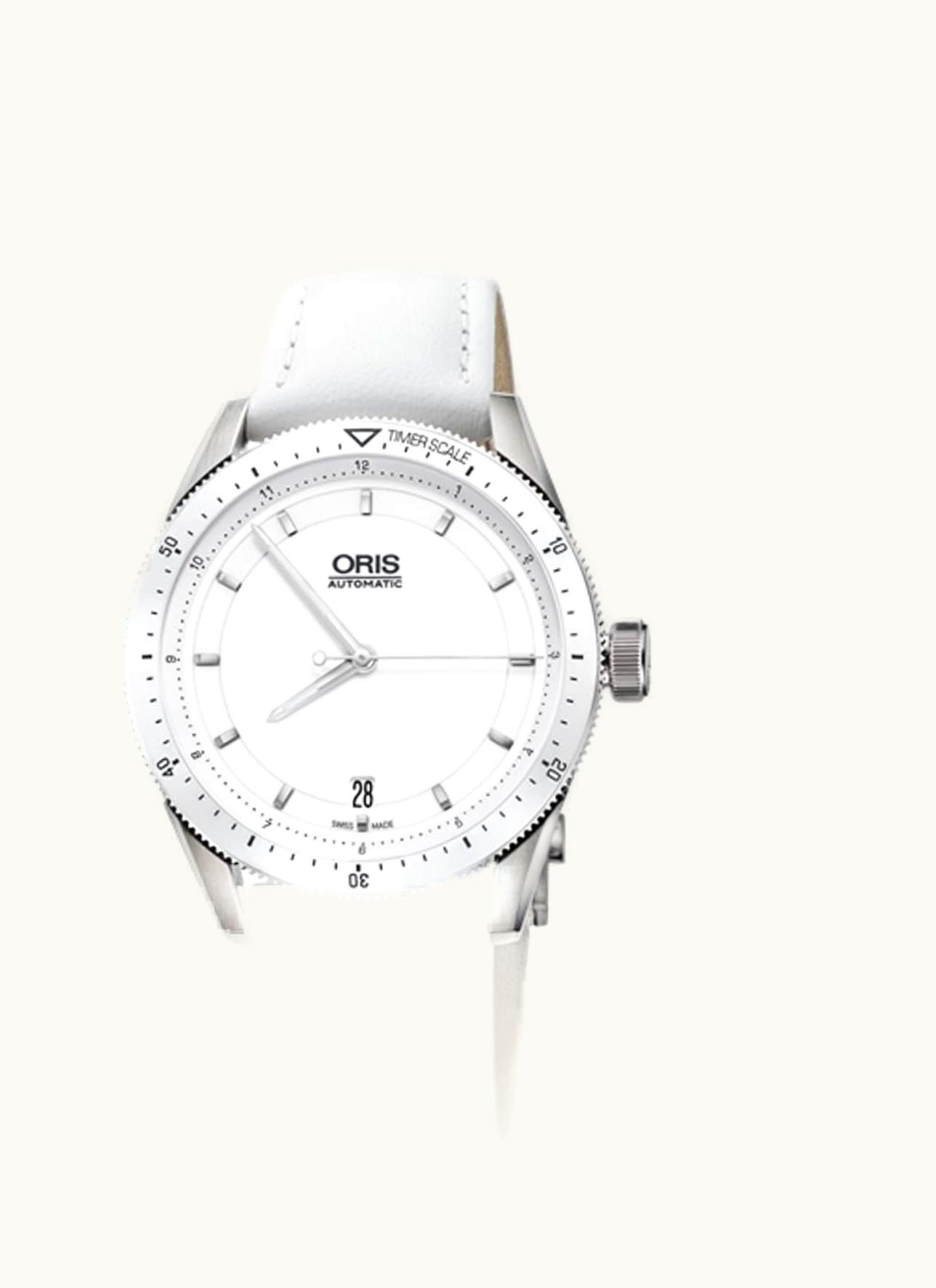 Oris Artix GT Date Stainless Steel - Ceramic / White
