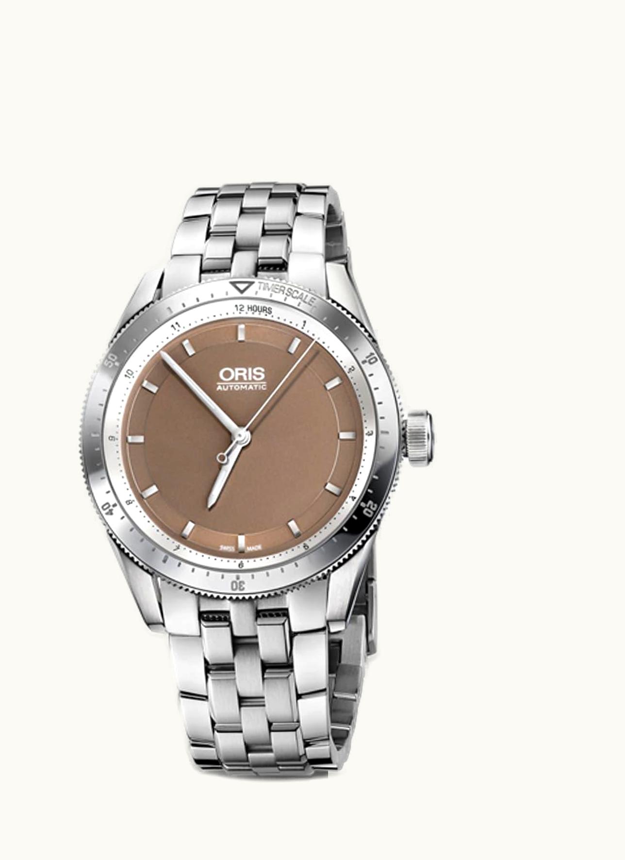 Oris Artix GT Date Stainless Steel / Brown / Bracelet