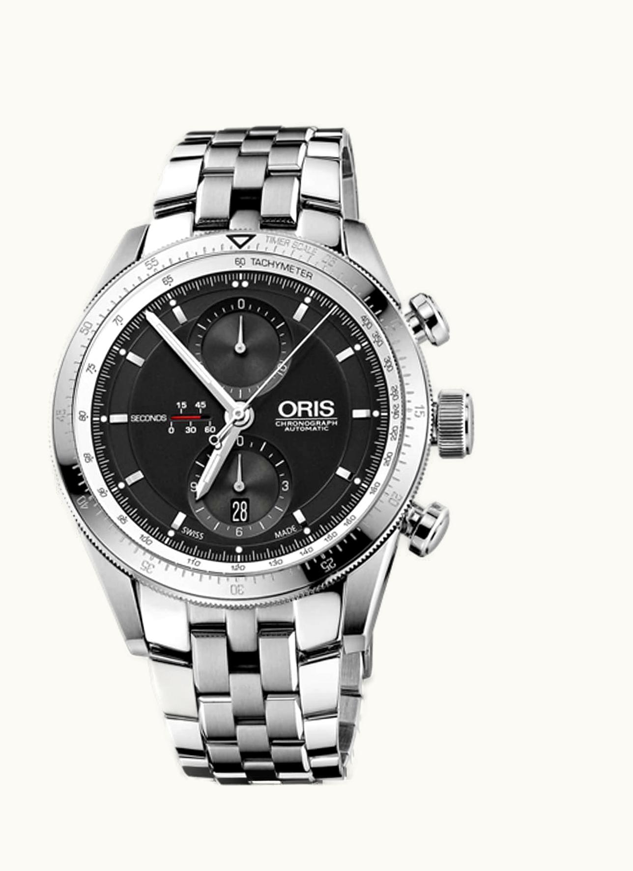 Oris Artix GT Chronograph Stainless Steel / Black / Bracelet