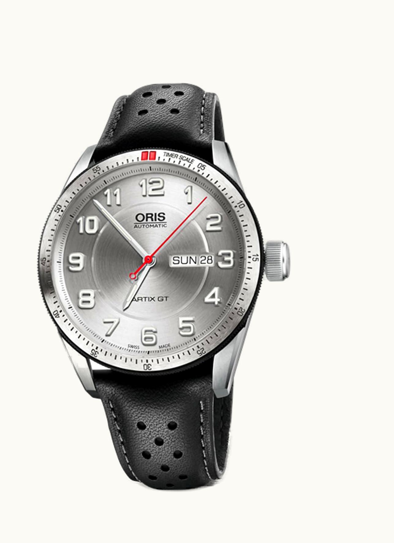 Oris Artix GT Day Date Stainless Steel / Silver / Bracelet