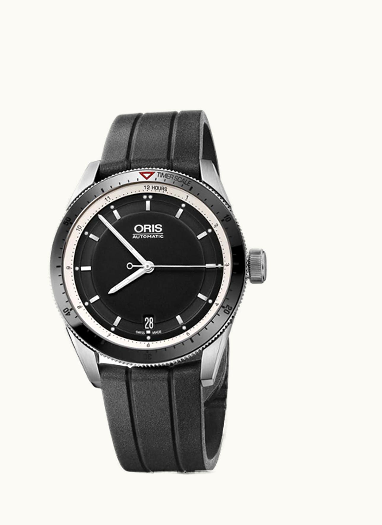 Oris Artix GT Date Stainless Steel - Ceramic / Black / Rubber