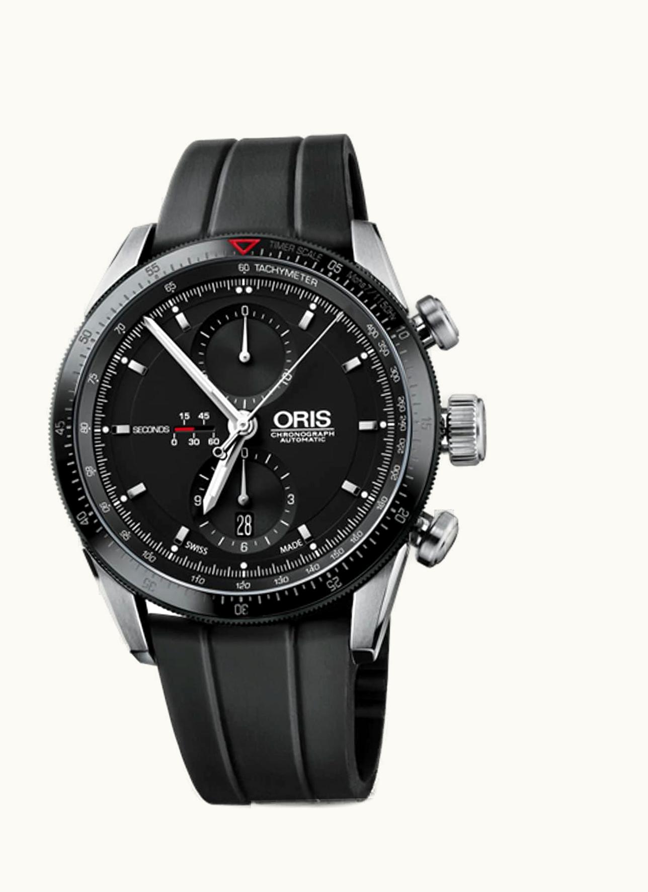 Oris Artix GT Chronograph Stainless Steel - Ceramic / Black / Rubber