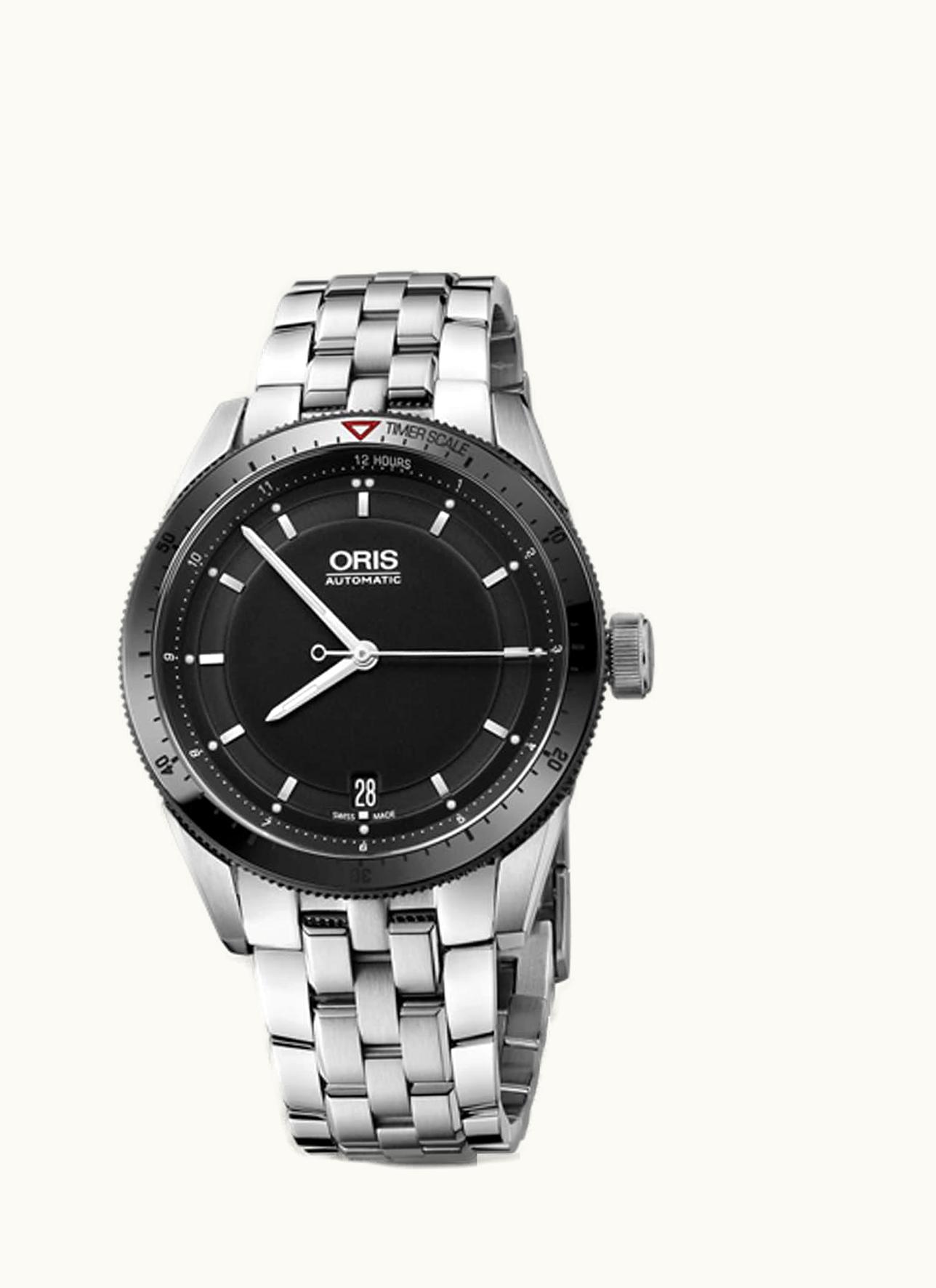 Oris Artix GT Date Stainless Steel - Ceramic / Black / Bracelet