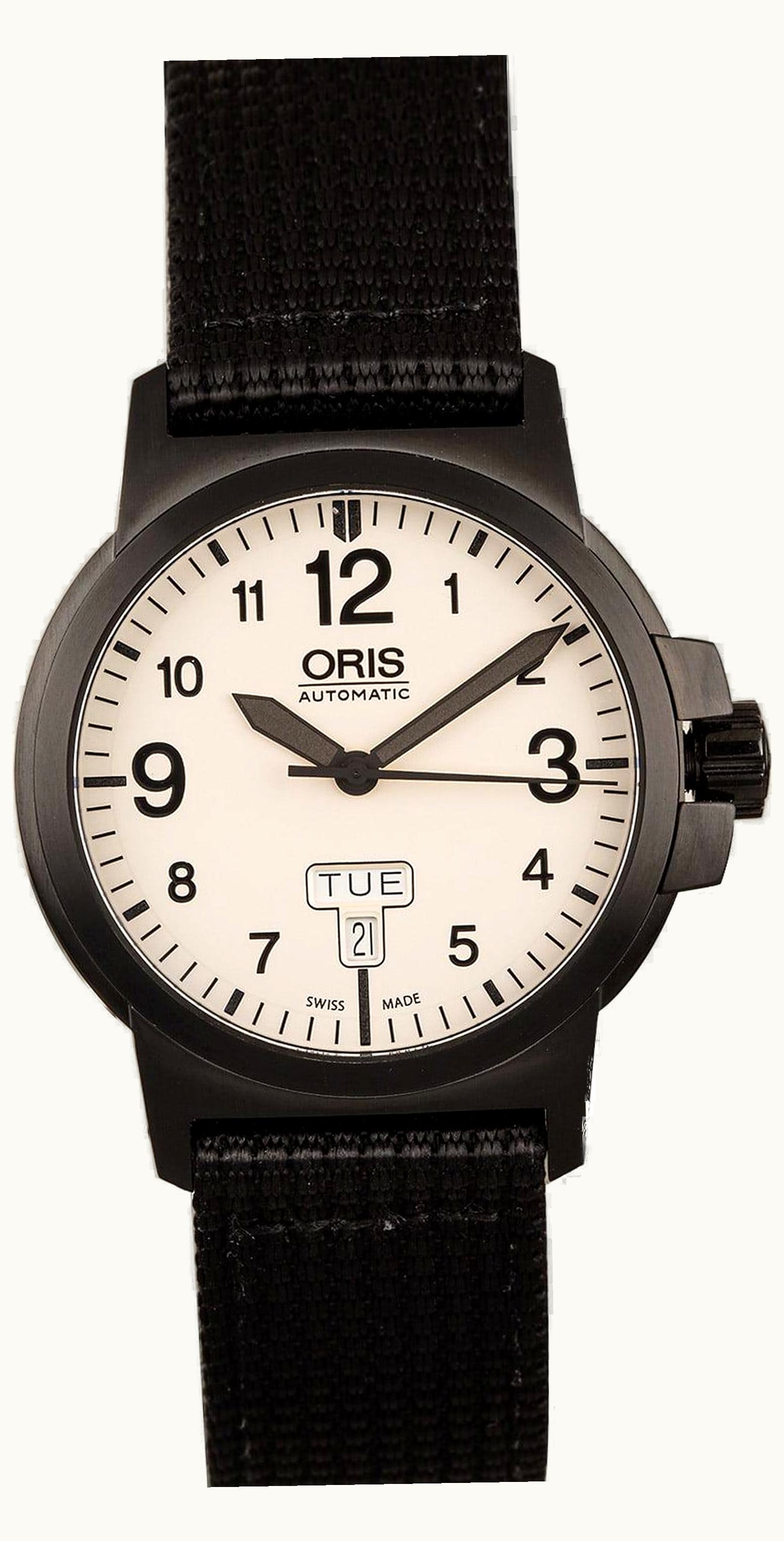 Oris BC3 Advanced Day Date DLC / White / Rubber