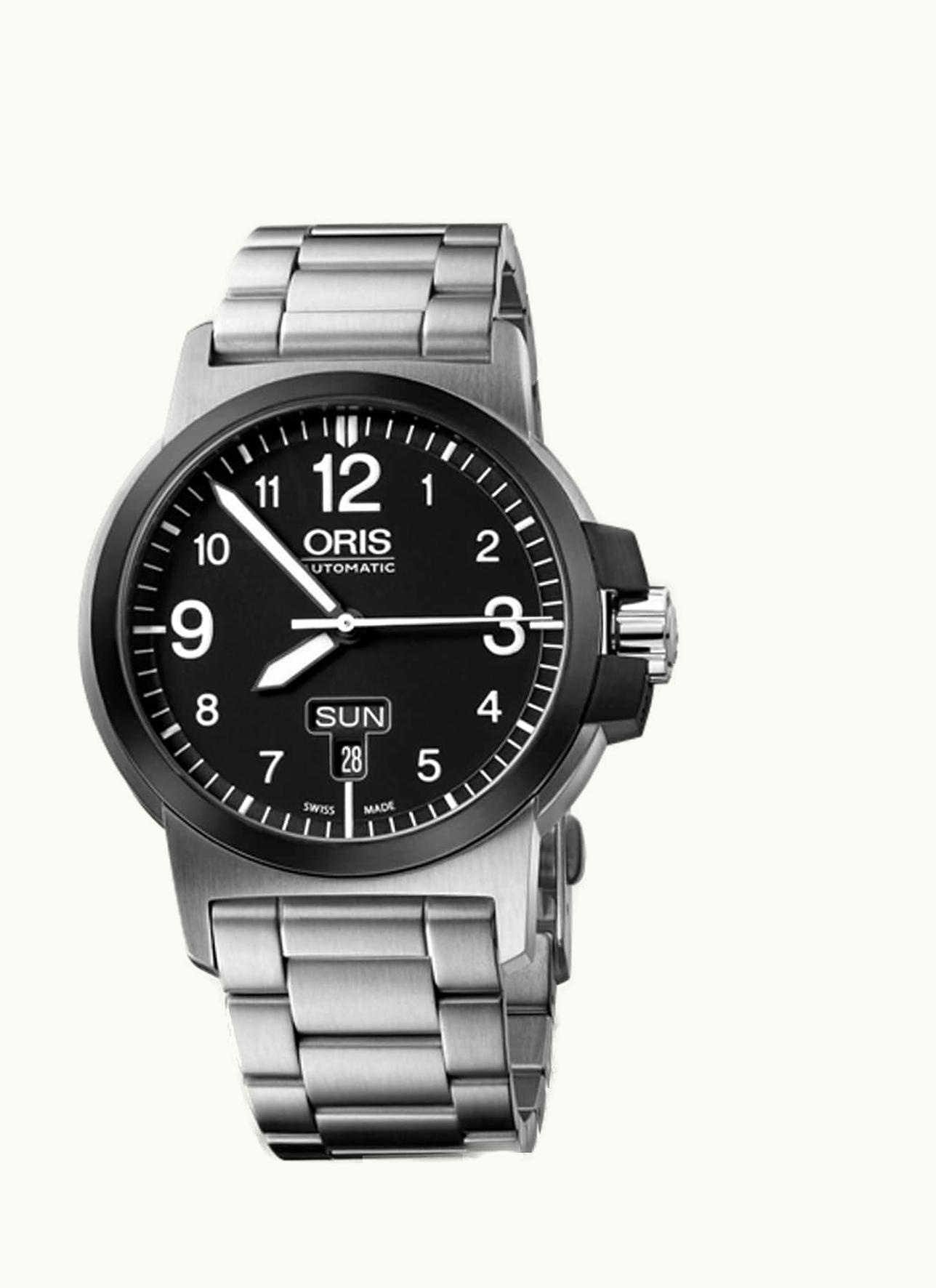 Oris BC3 Advanced Day Date Stainless Steel - DLC / Black / Rubber