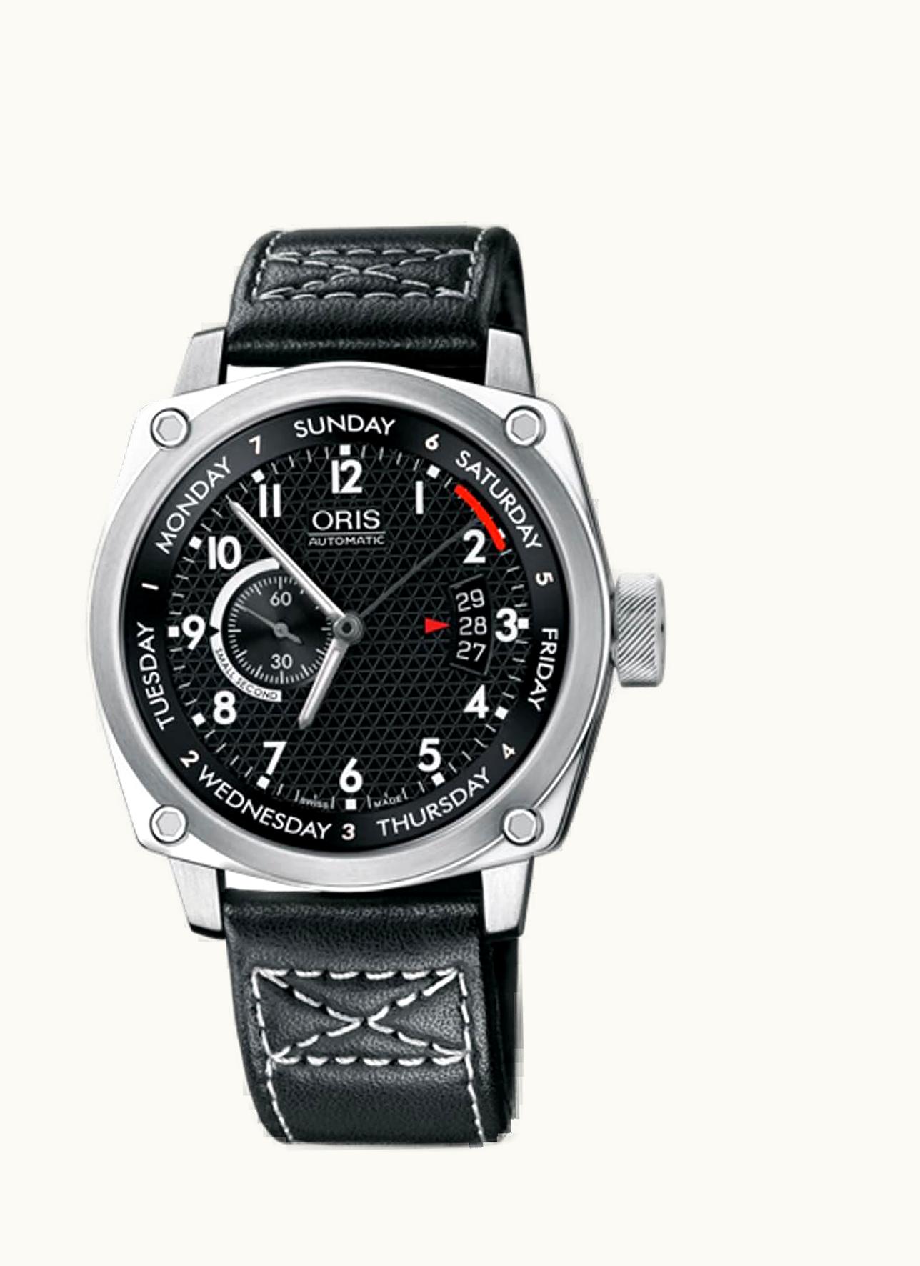 Oris BC4 Small Second Pointer Day Stainless Steel / Black / Bracelet