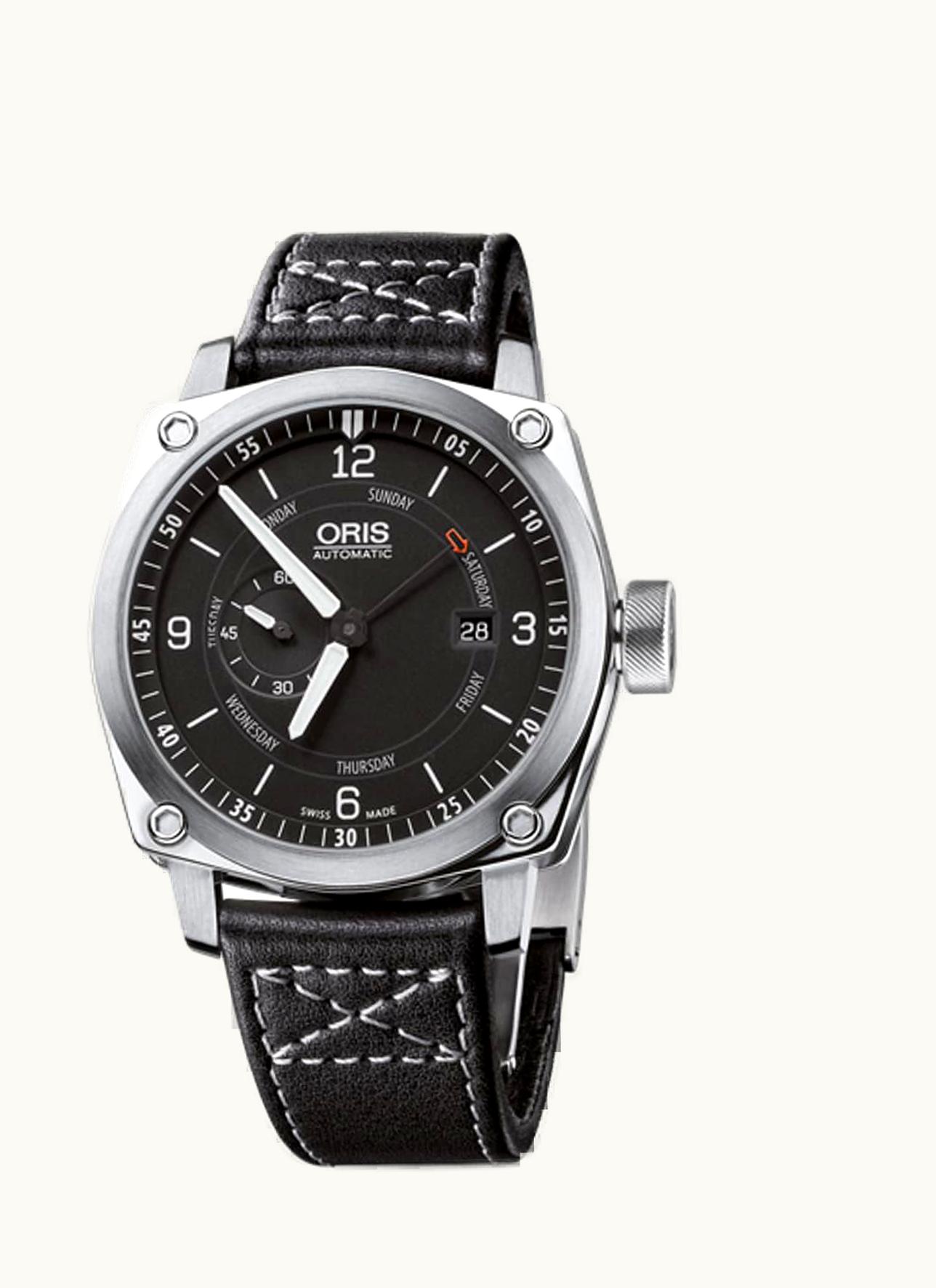 Oris BC4 Small Second Pointer Day Stainless Steel / Black / Bracelet