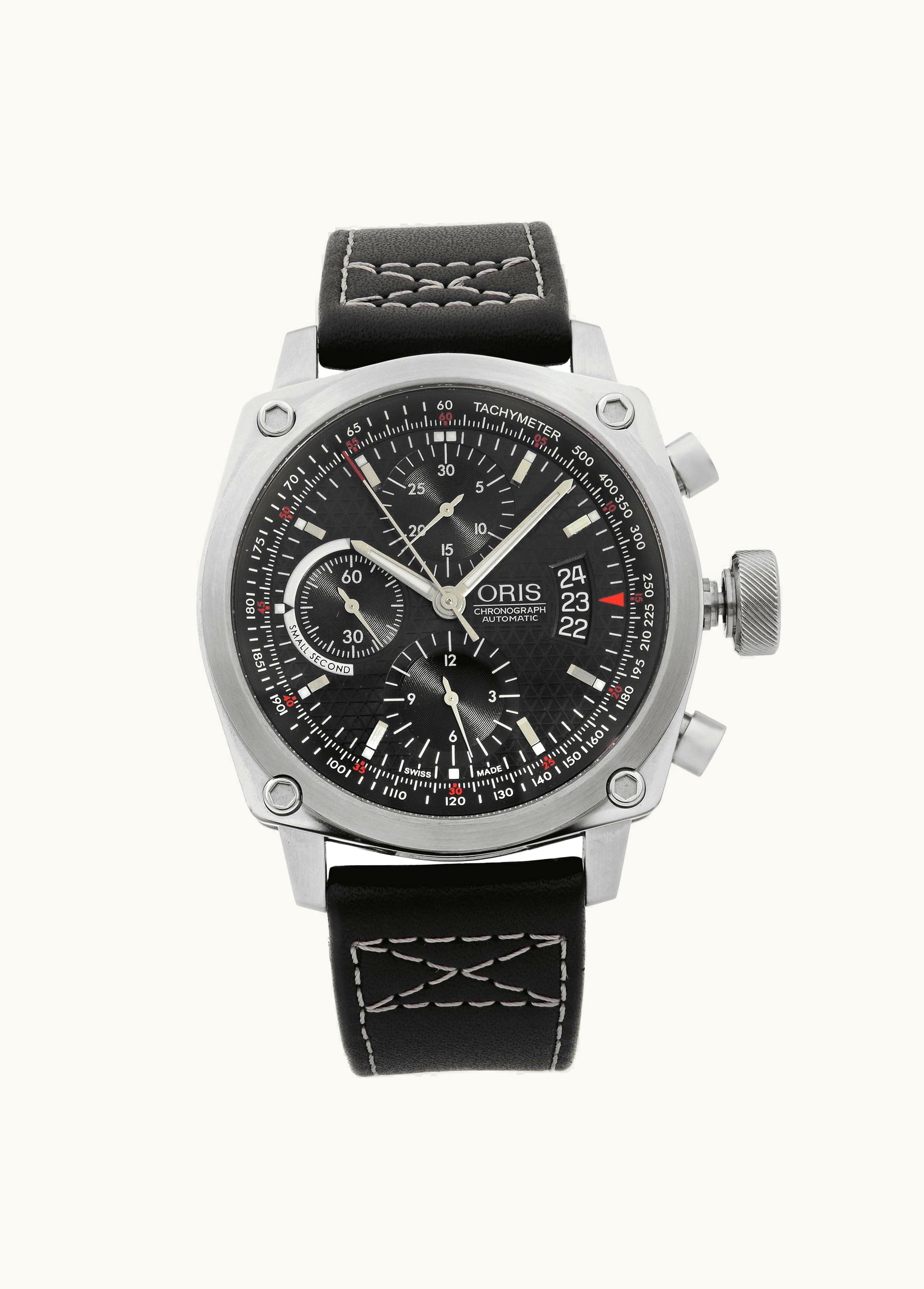 Oris BC4 Chronograph Stainless Steel / Black / Bracelet