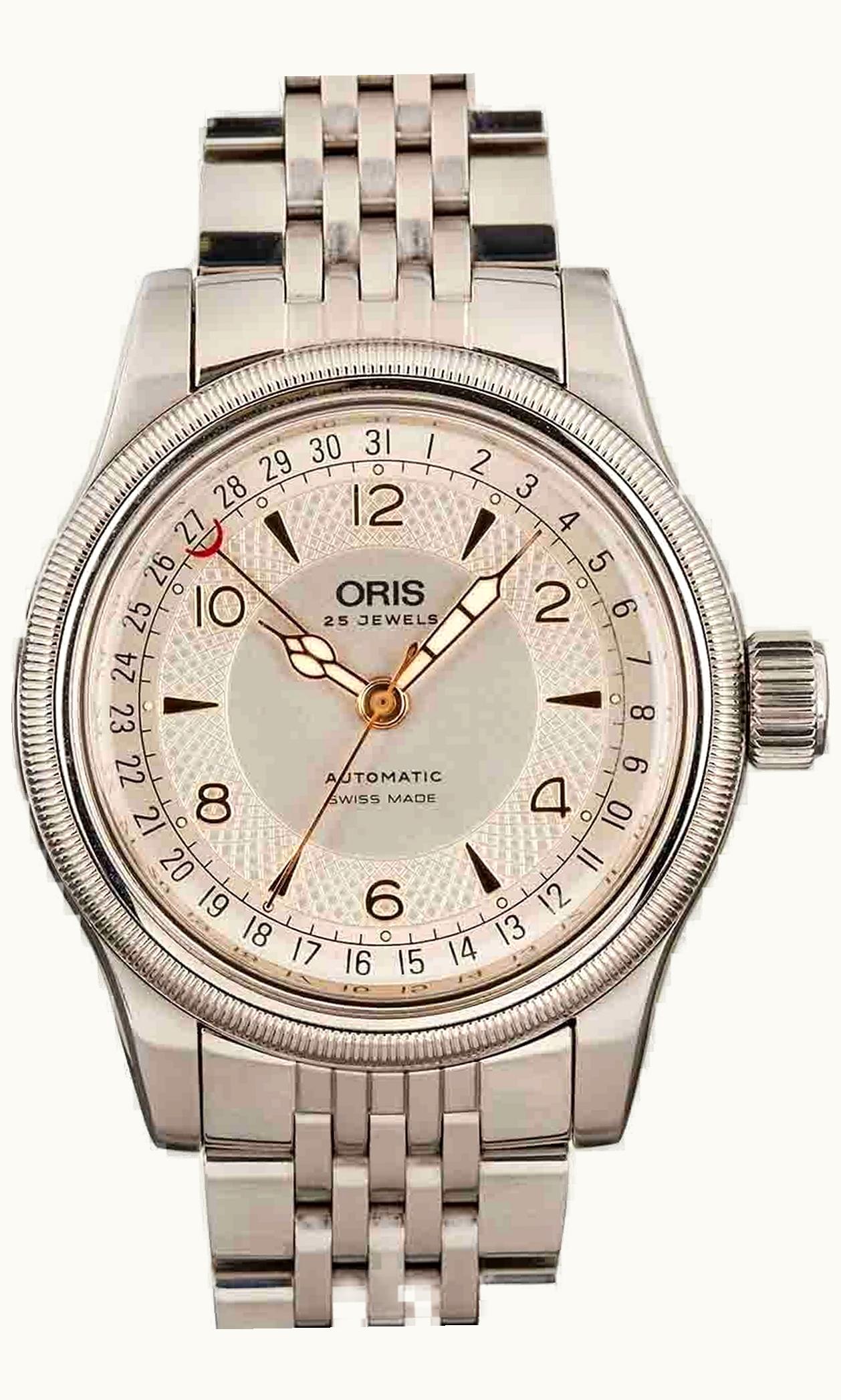 Oris Big Crown Original Pointer Date 40 Stainless Steel / Silver/ Bracelet