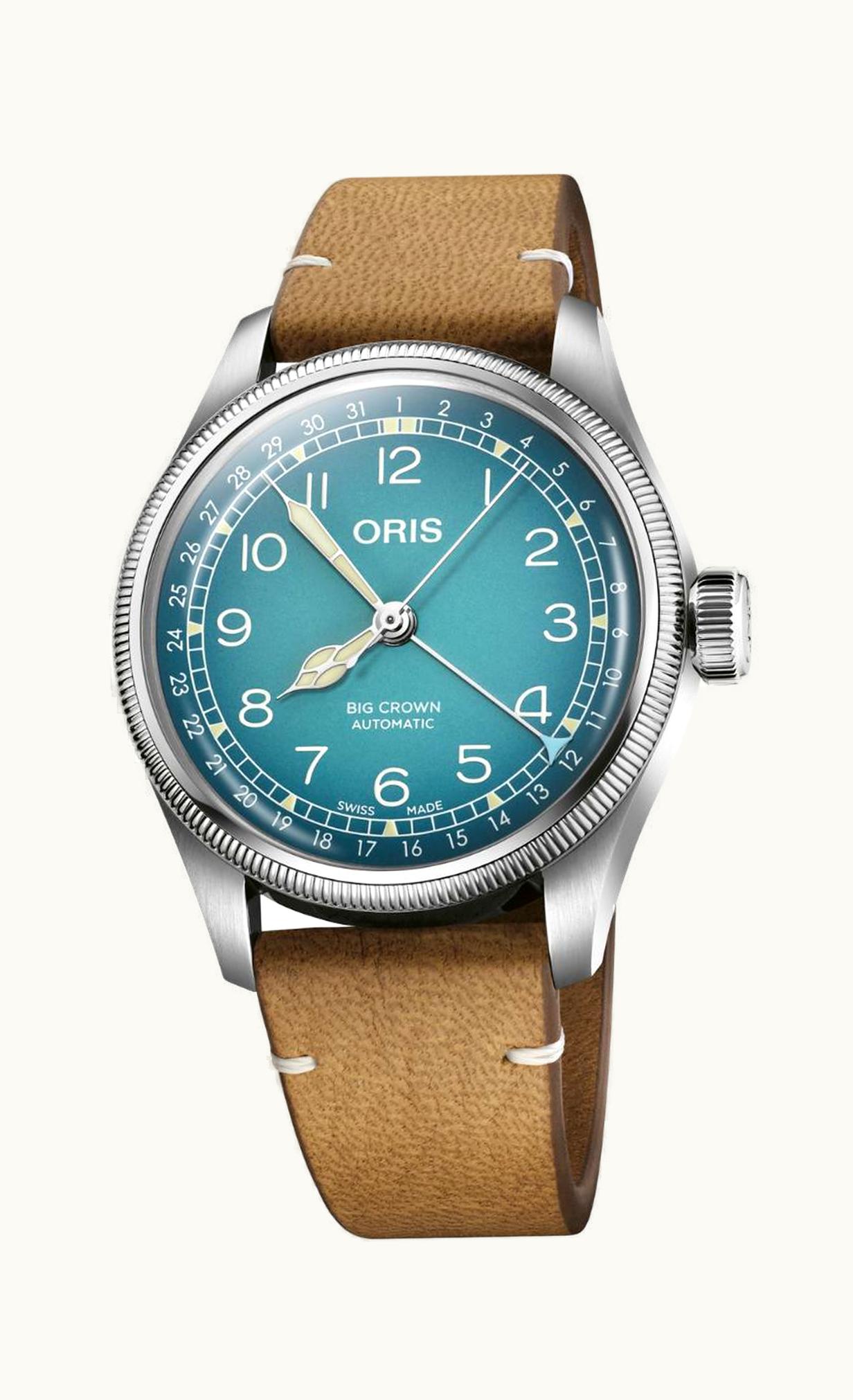 Oris Big Crown Pointer Date Cervo Volante / Blue