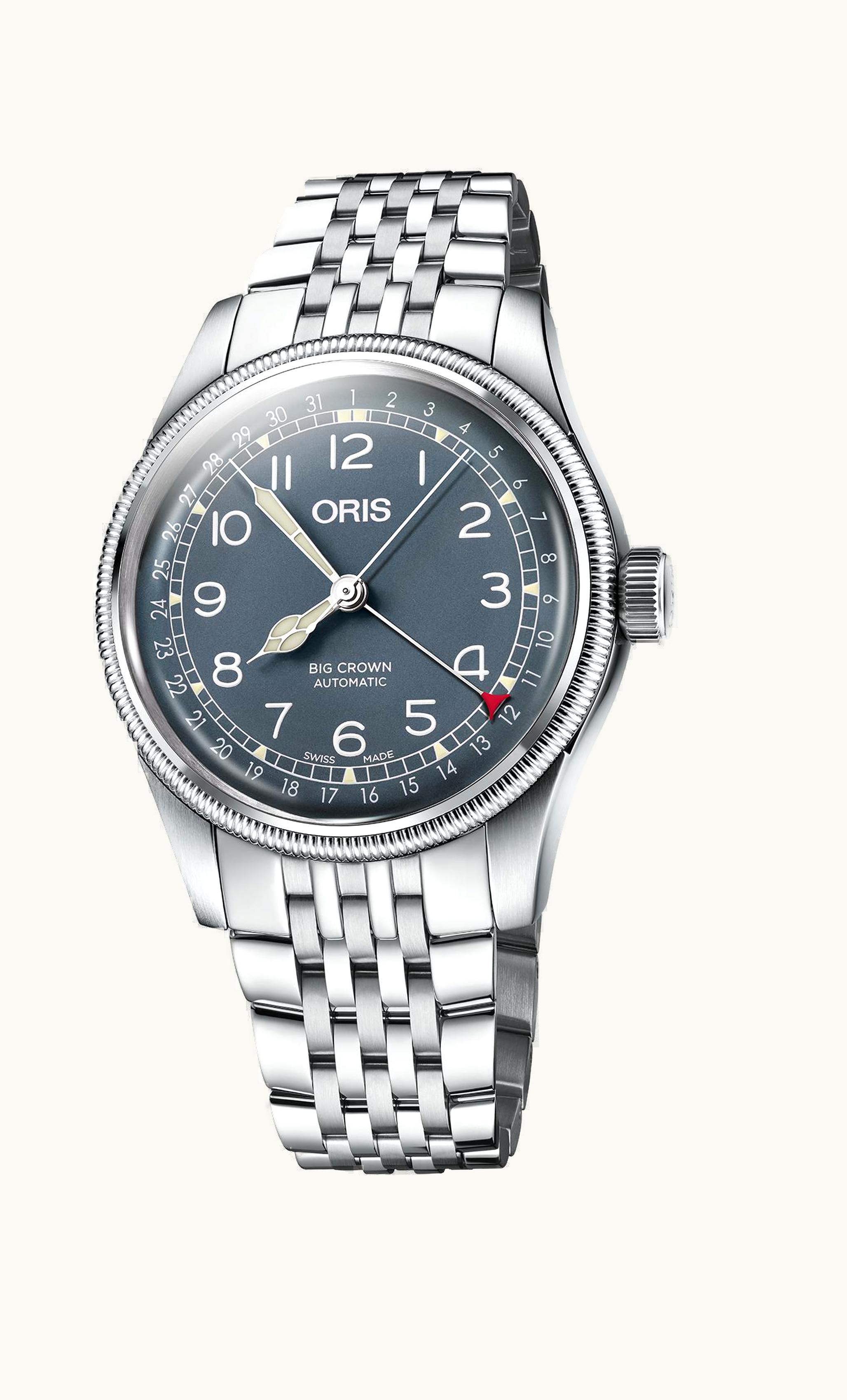 Oris Big Crown Pointer Date 40 Stainless Steel / Blue / Bracelet