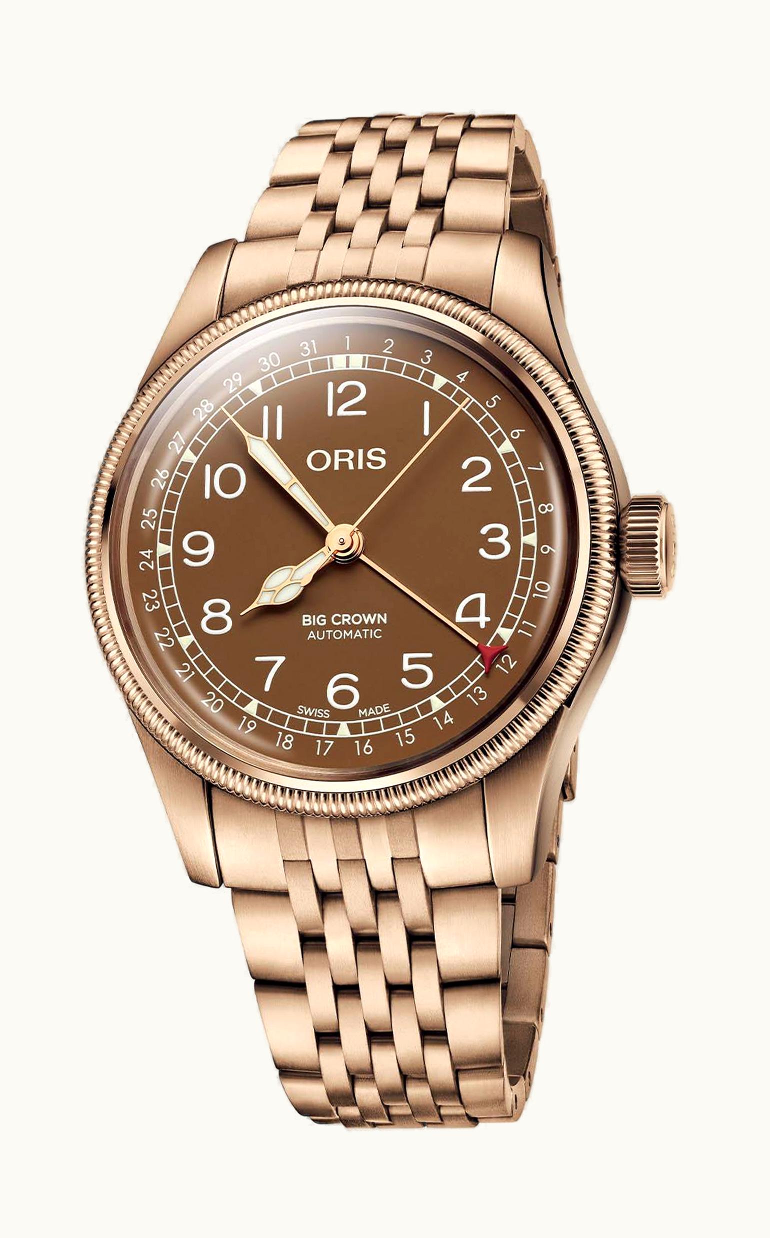 Oris Big Crown Original Pointer Date 40 Bronze / Brown / Bracelet