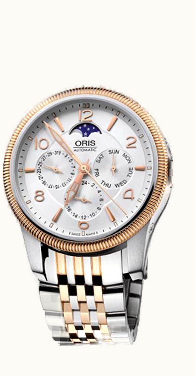 Oris Big Crown Complication Stainless Steel - Rose Gold / Silver