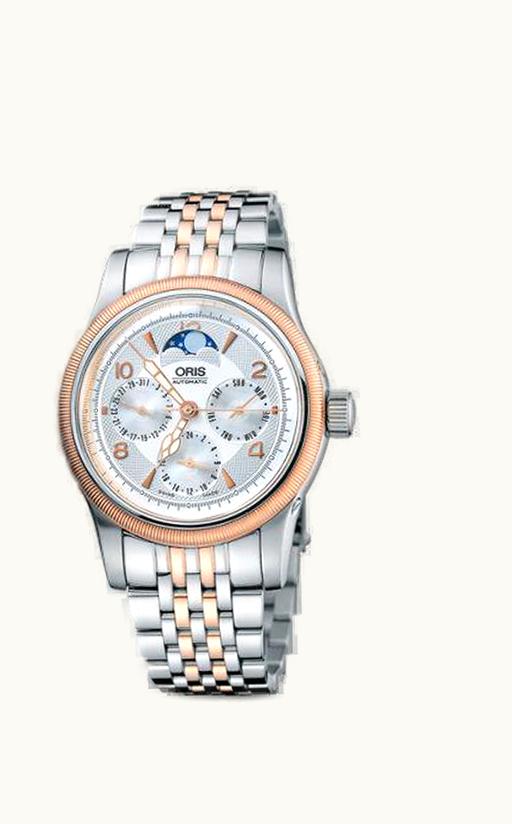 Oris Big Crown Complication Stainless Steel - Rose Gold / Silver / Bracelet