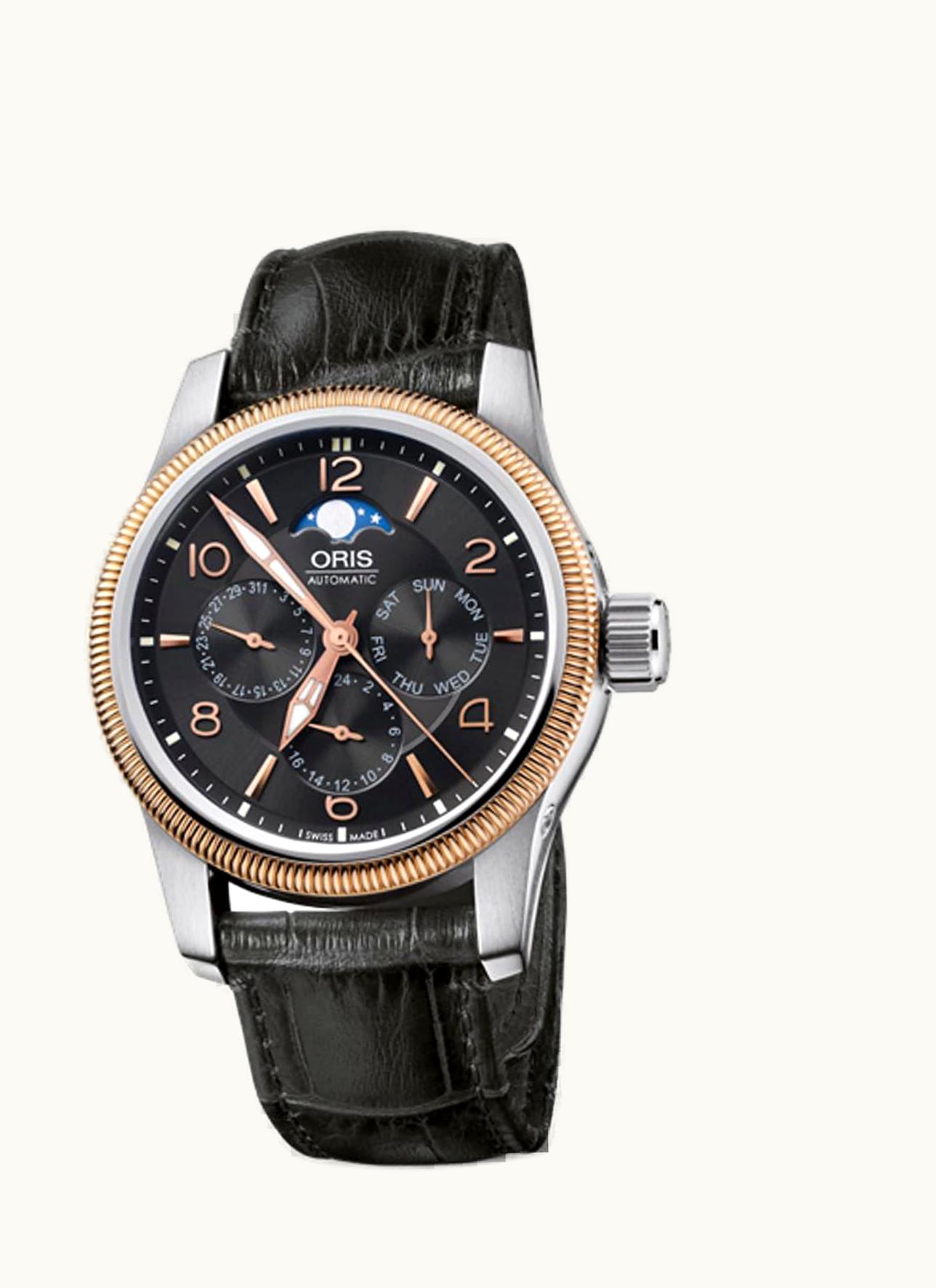 Oris Big Crown Complication Stainless Steel - Rose Gold / Black