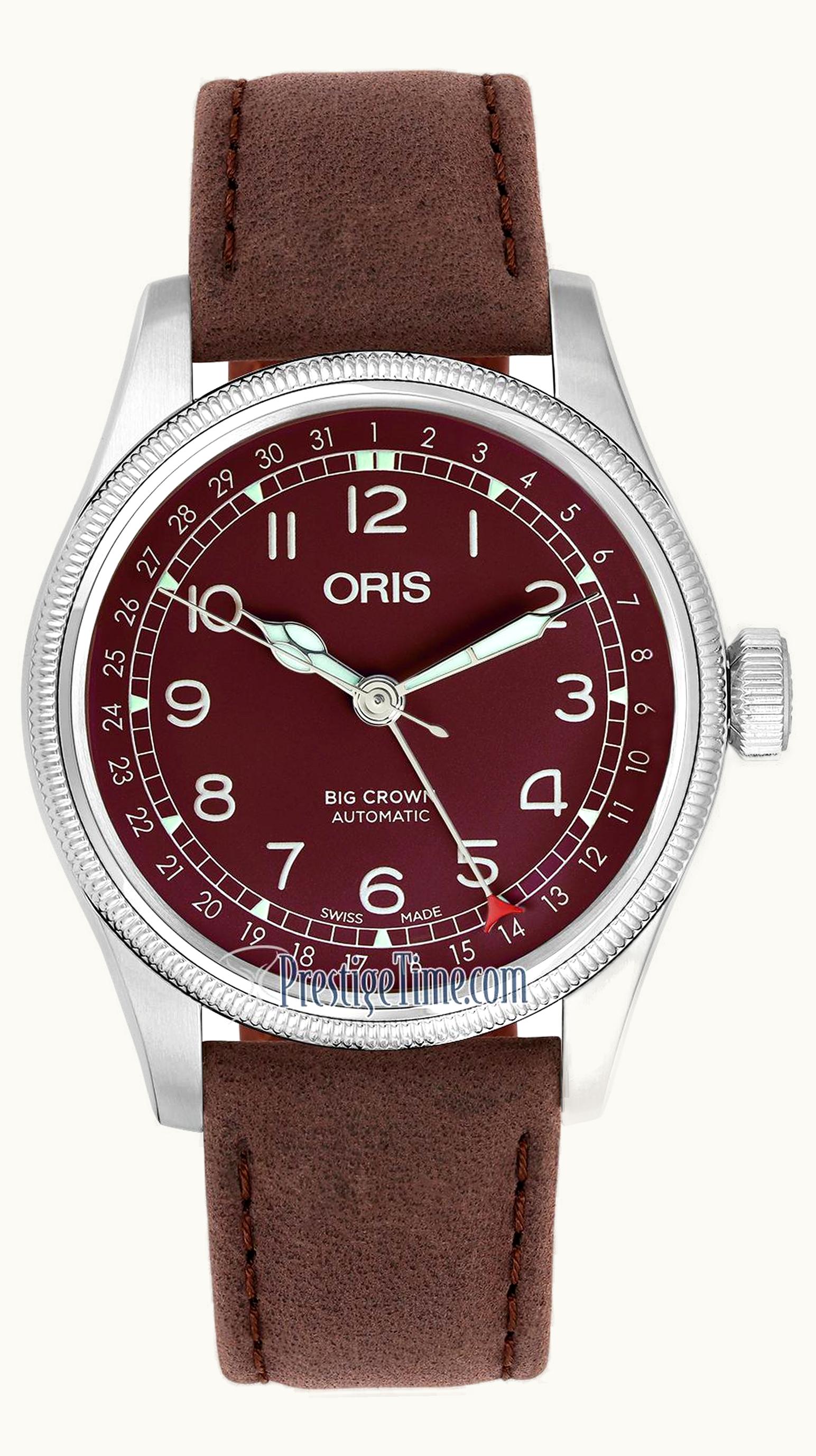 Oris Big Crown Pointer Date 40 Stainless Steel / Red