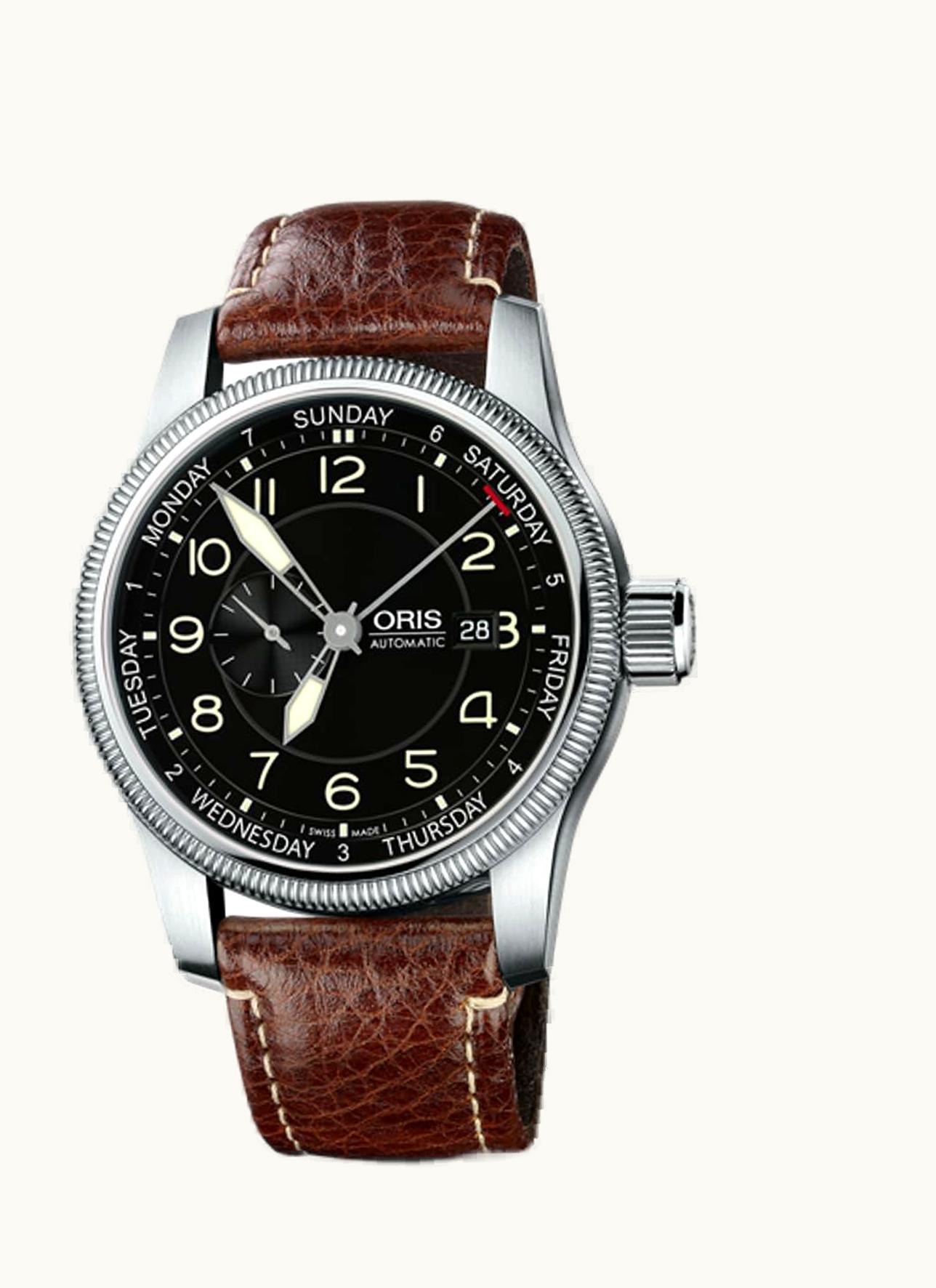 Oris Big Crown Small Second Pointer Day Stainless Steel / Black