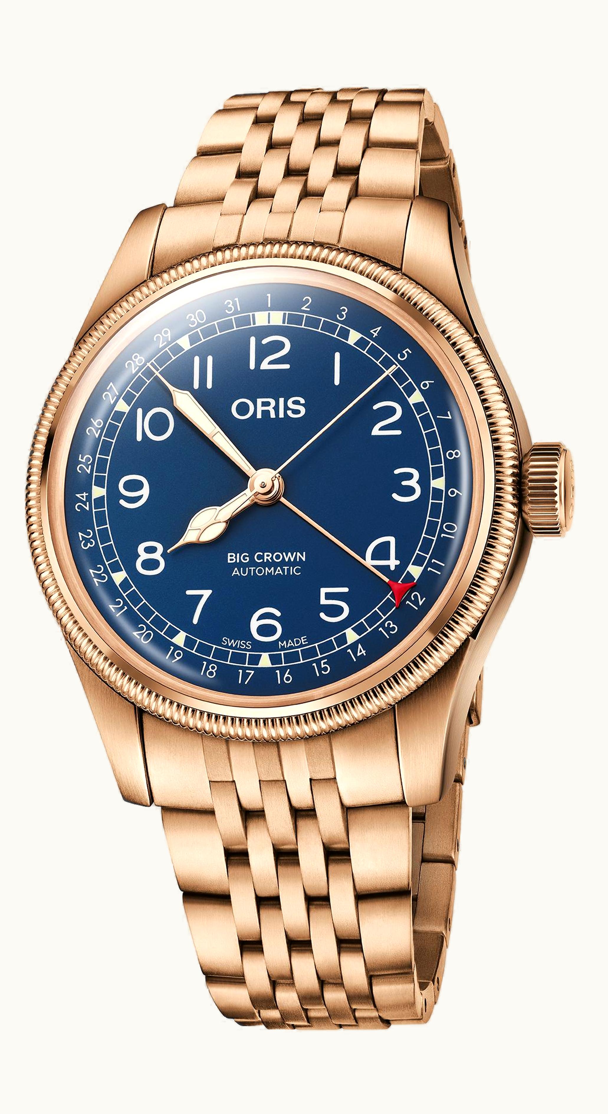 Oris Big Crown Original Pointer Date 40 Bronze / Blue / Bracelet