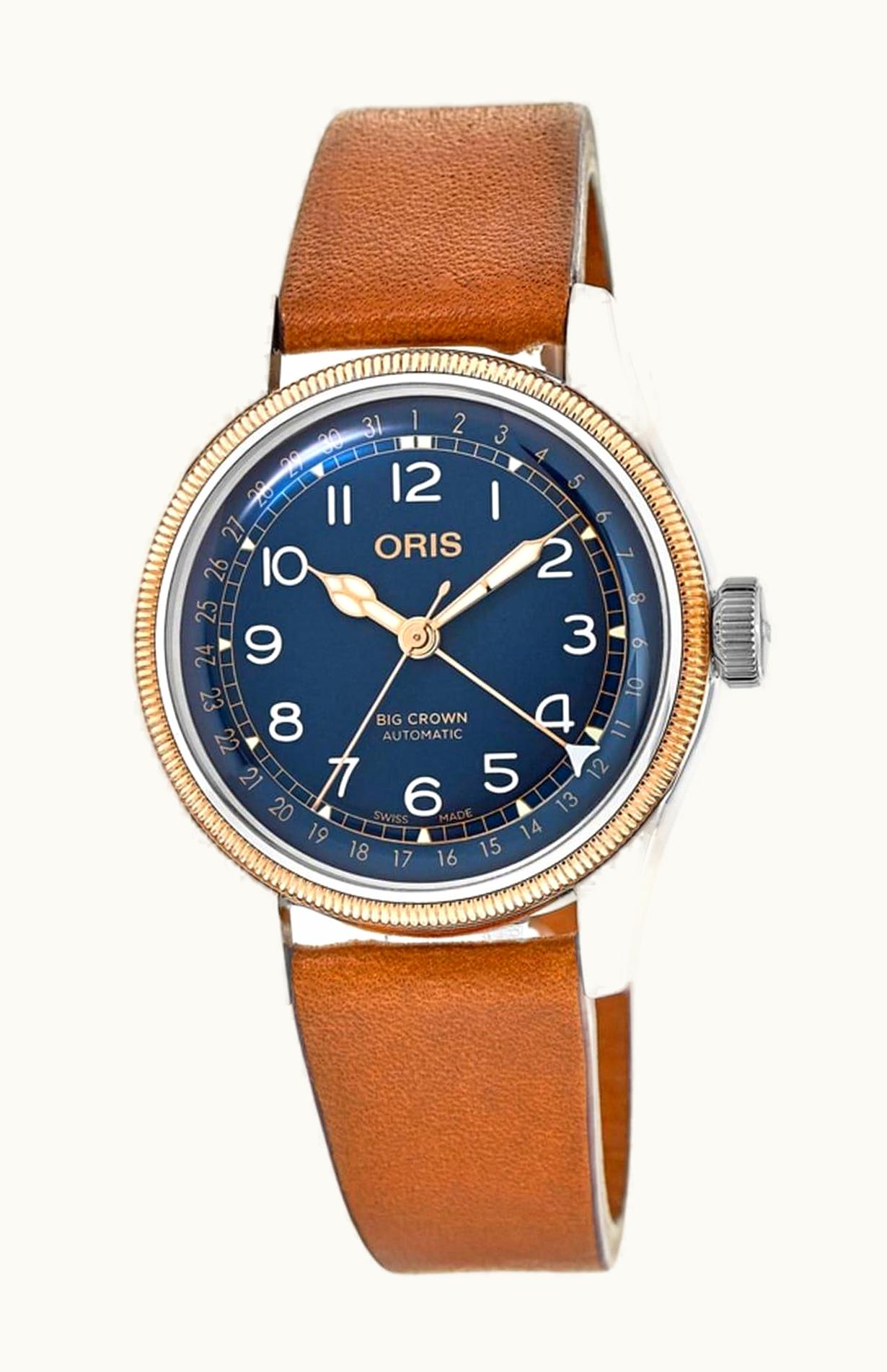 Oris Big Crown Pointer Date 40 Stainless Steel - Bronze / Blue