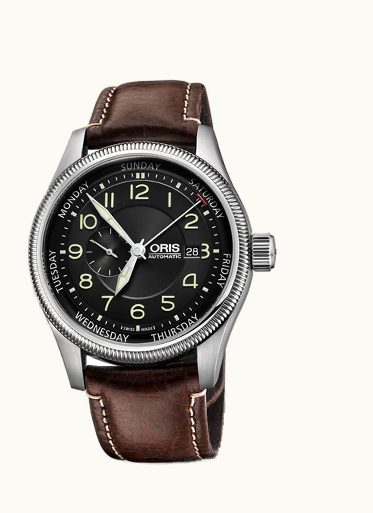 Oris Big Crown Small Second Pointer Day Stainless Steel / Black