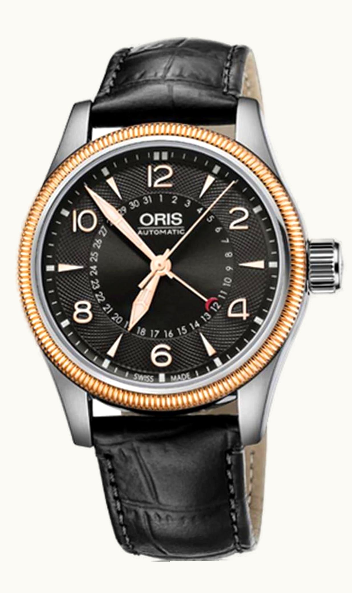 Oris Big Crown Pointer Date 40 Stainless Steel - Rose Gold / Black