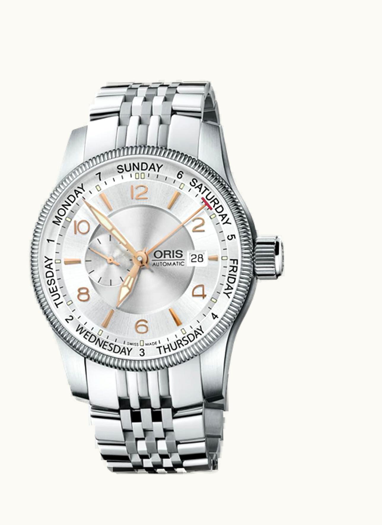 Oris Big Crown Pointer Date 40 Stainless Steel / Silver / Bracelet