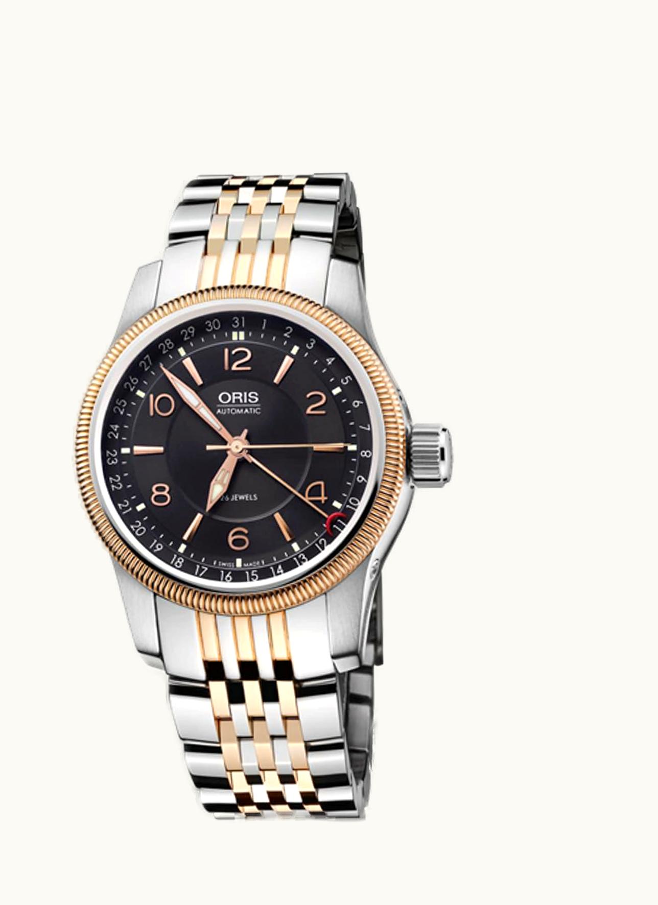 Oris Big Crown Pointer Date 40 Stainless Steel - Rose Gold / Black / Bracelet