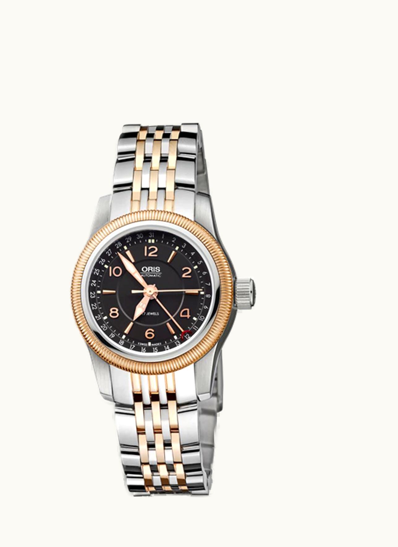 Oris Big Crown Pointer Date 30 Stainless Steel - Rose Gold / Black