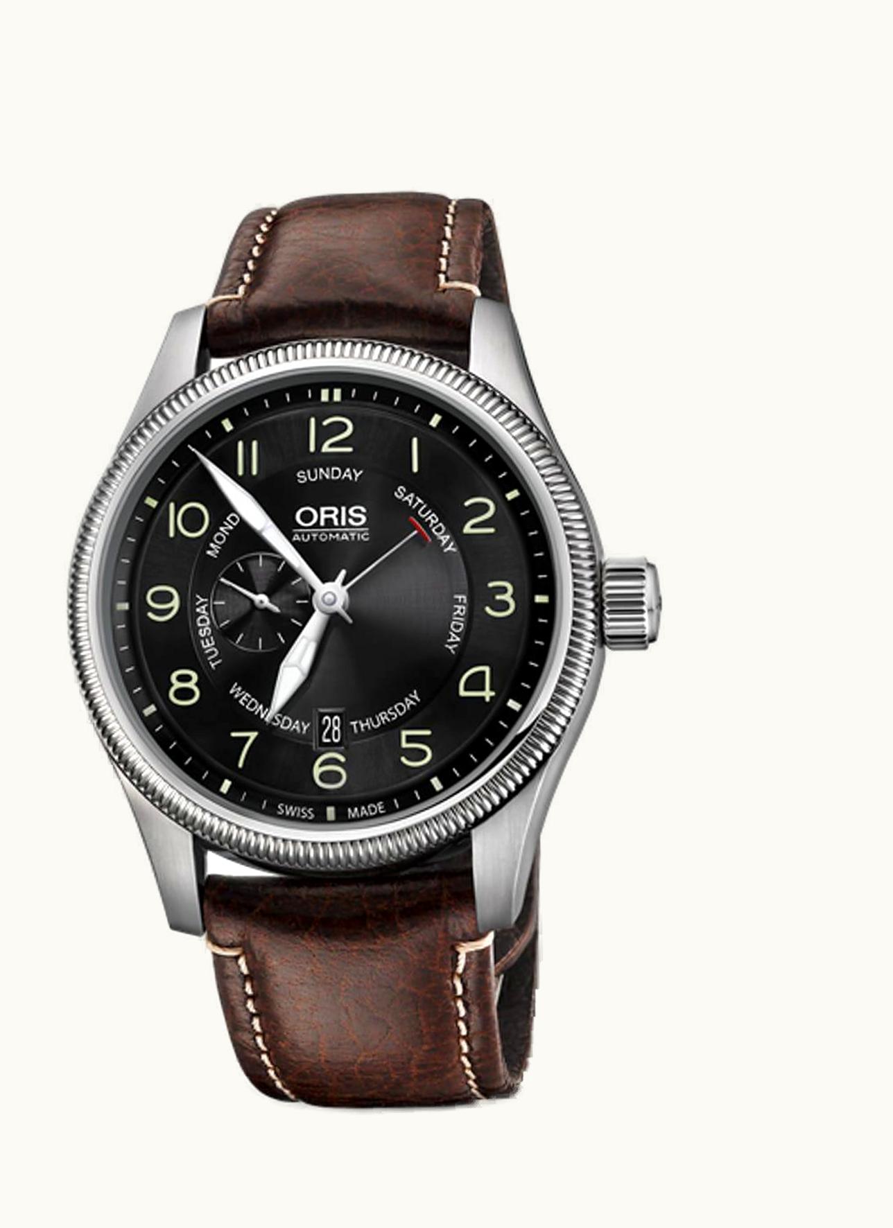 Oris Big Crown Small Second Pointer Day Stainless Steel / Black