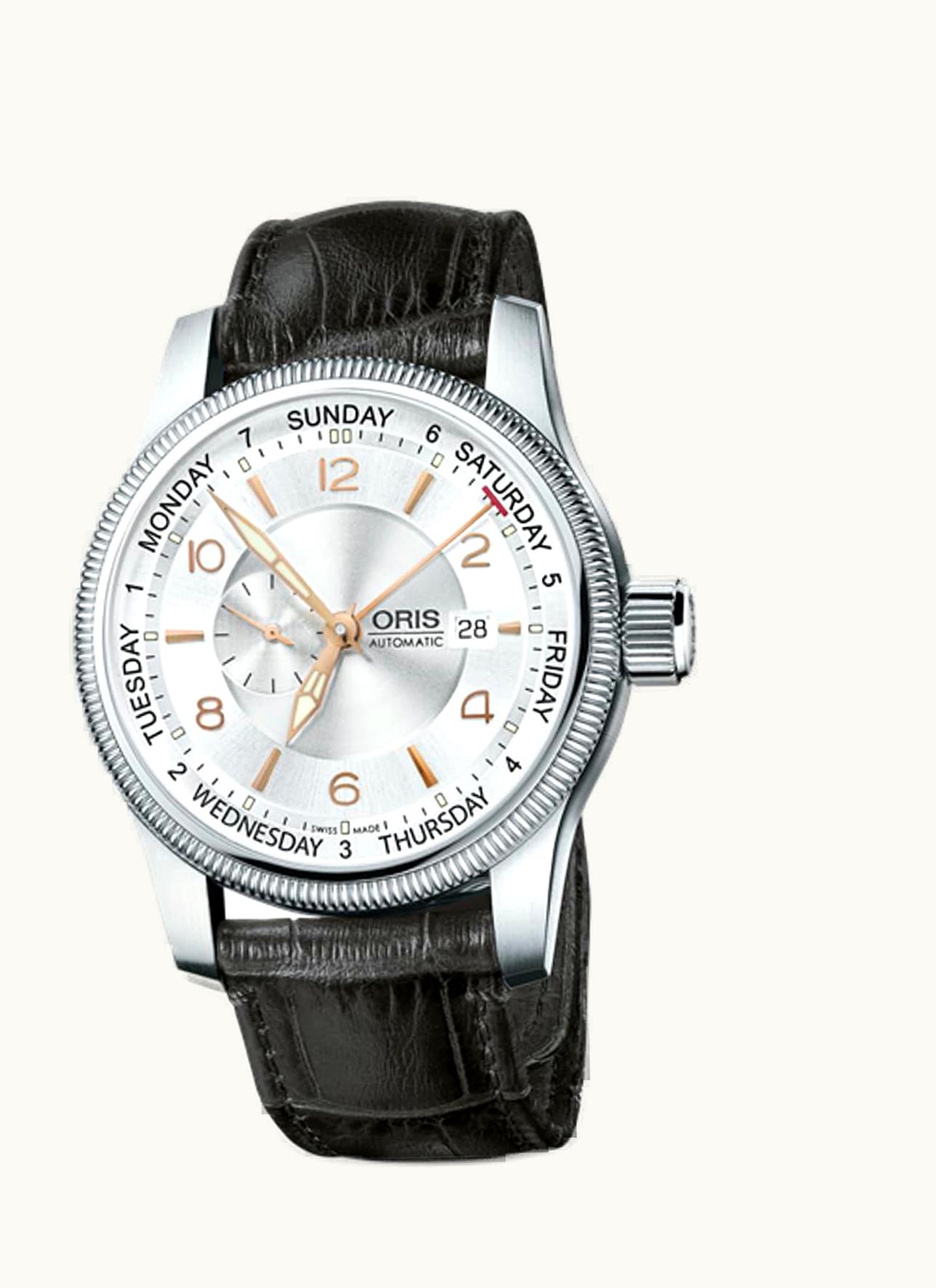 Oris Big Crown Small Second Pointer Day Stainless Steel / Silver