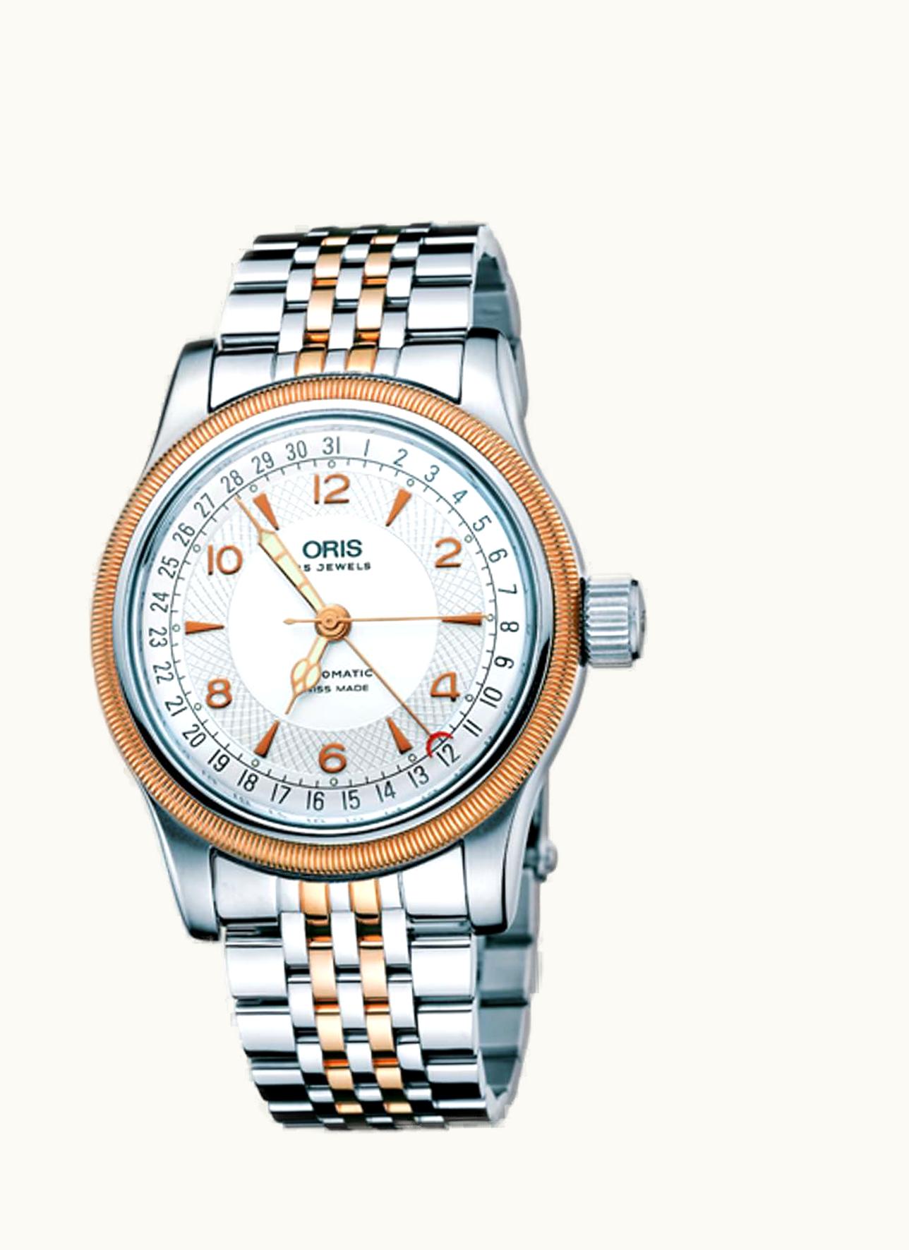 Oris Big Crown Pointer Date 40 Stainless Steel - Rose Gold / Silver