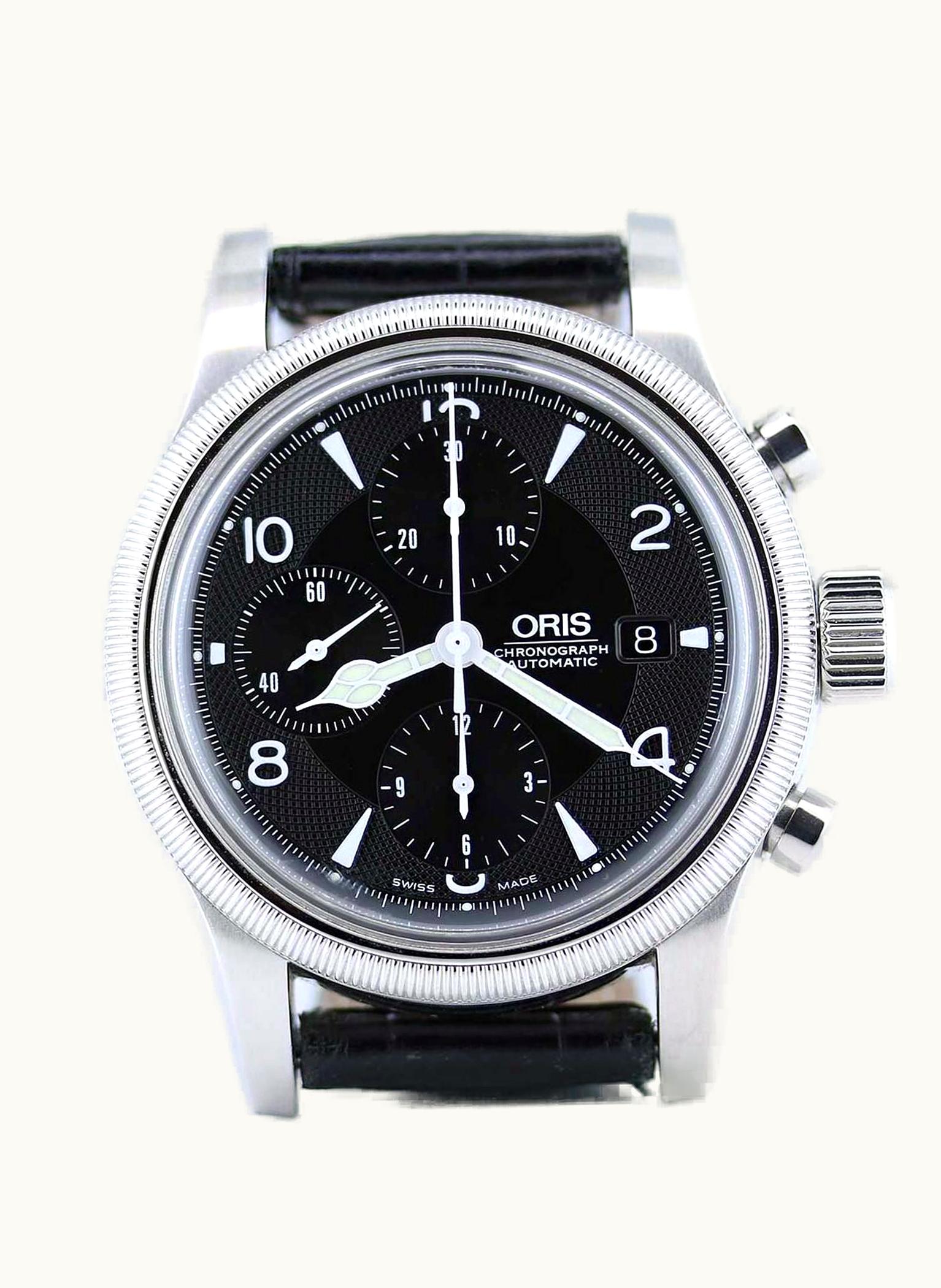 Oris Big Crown Chronograph Stainless Steel / Black