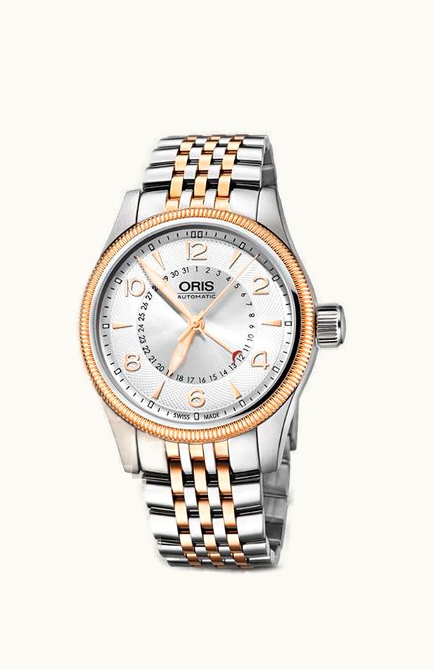 Oris Big Crown Chronograph Stainless Steel - Rose Gold / Silver