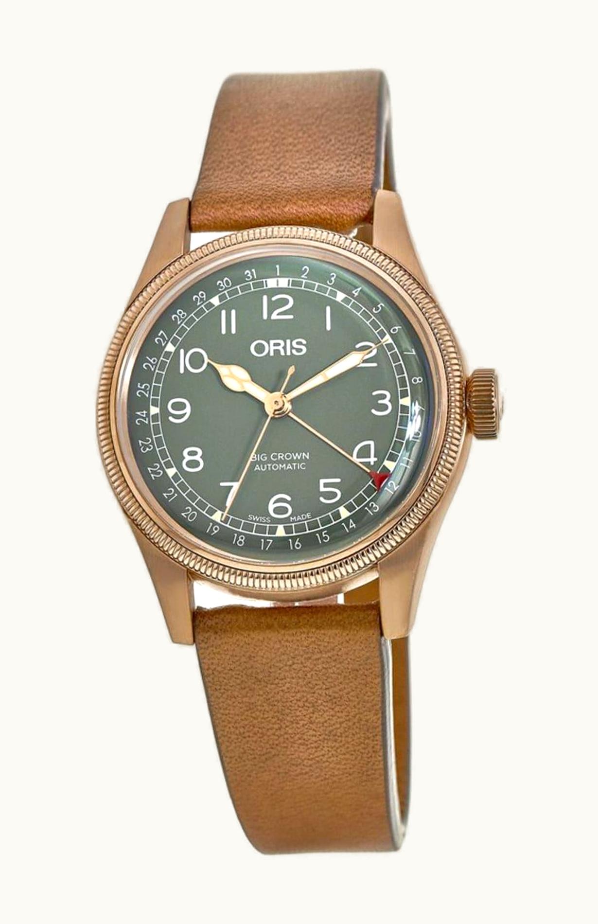 Oris Big Crown Original Pointer Date 40 Bronze / Green / Bracelet
