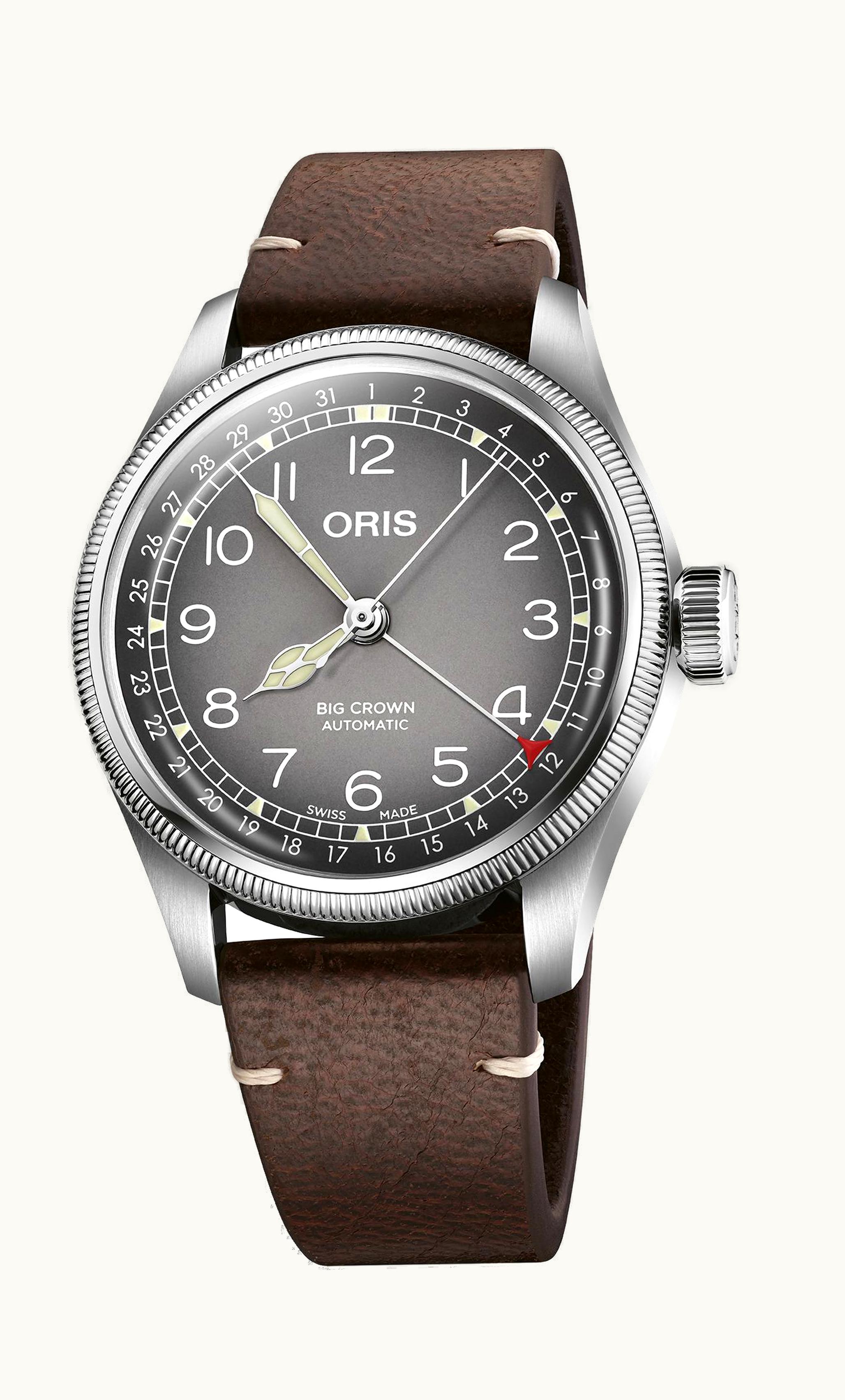 Oris Big Crown Pointer Date Cervo Volante / Grey