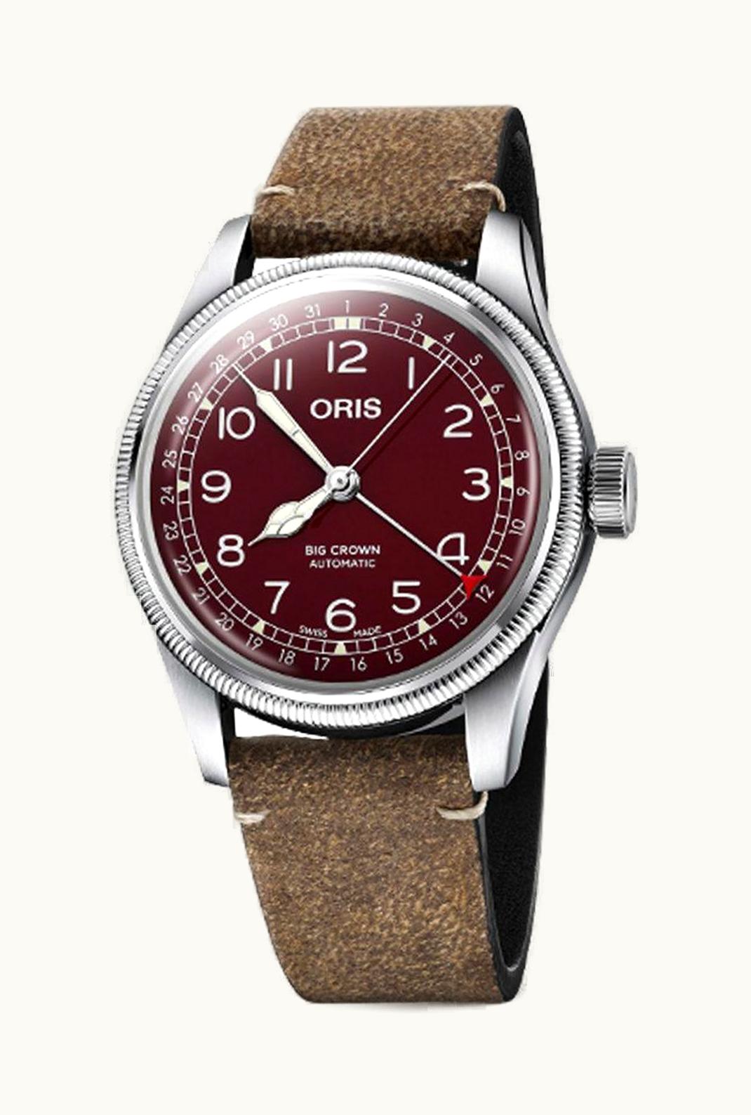 Oris Big Crown Pointer Date 40 Stainless Steel / Red