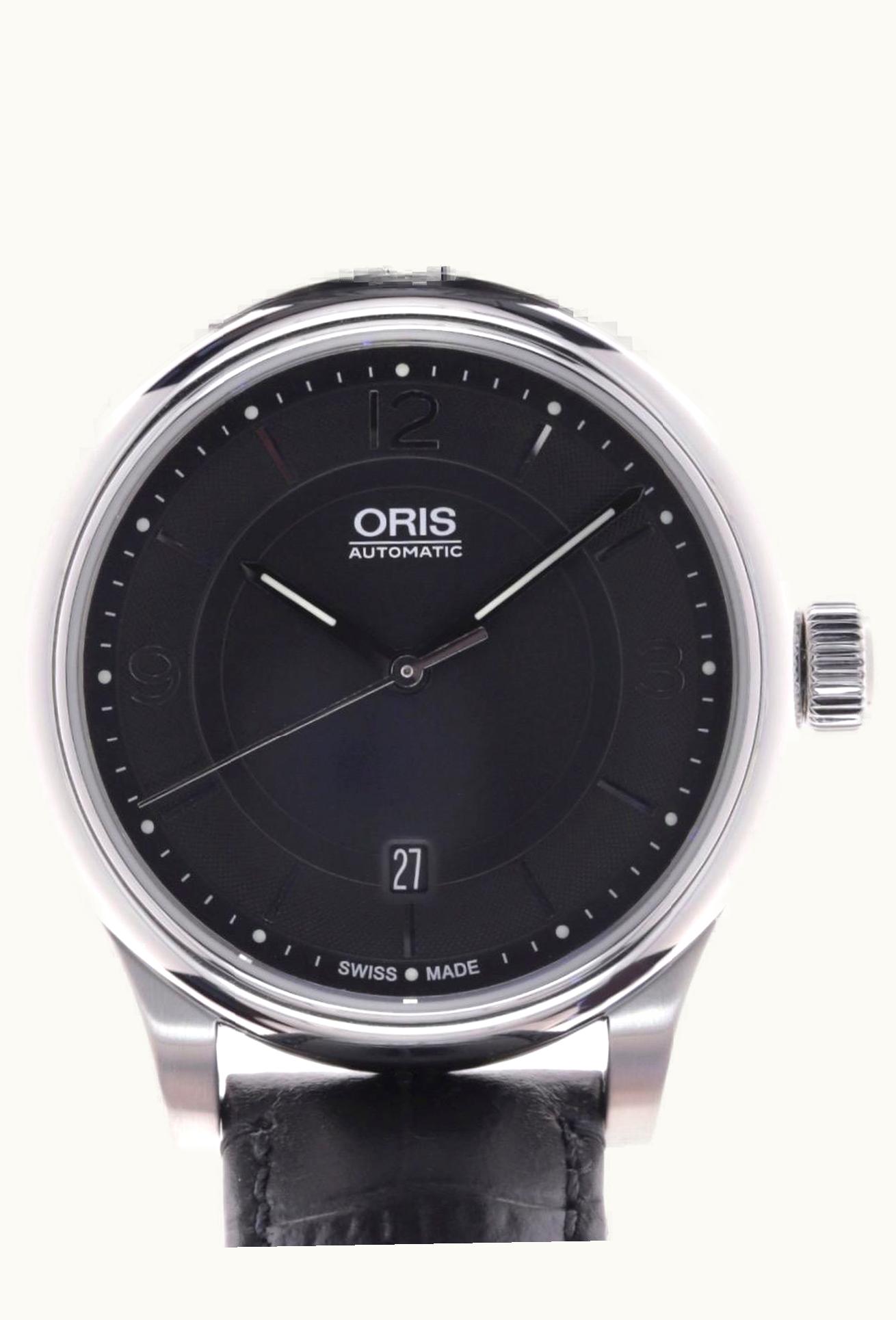 Oris Classic Date 42 Stainless Steel / Black