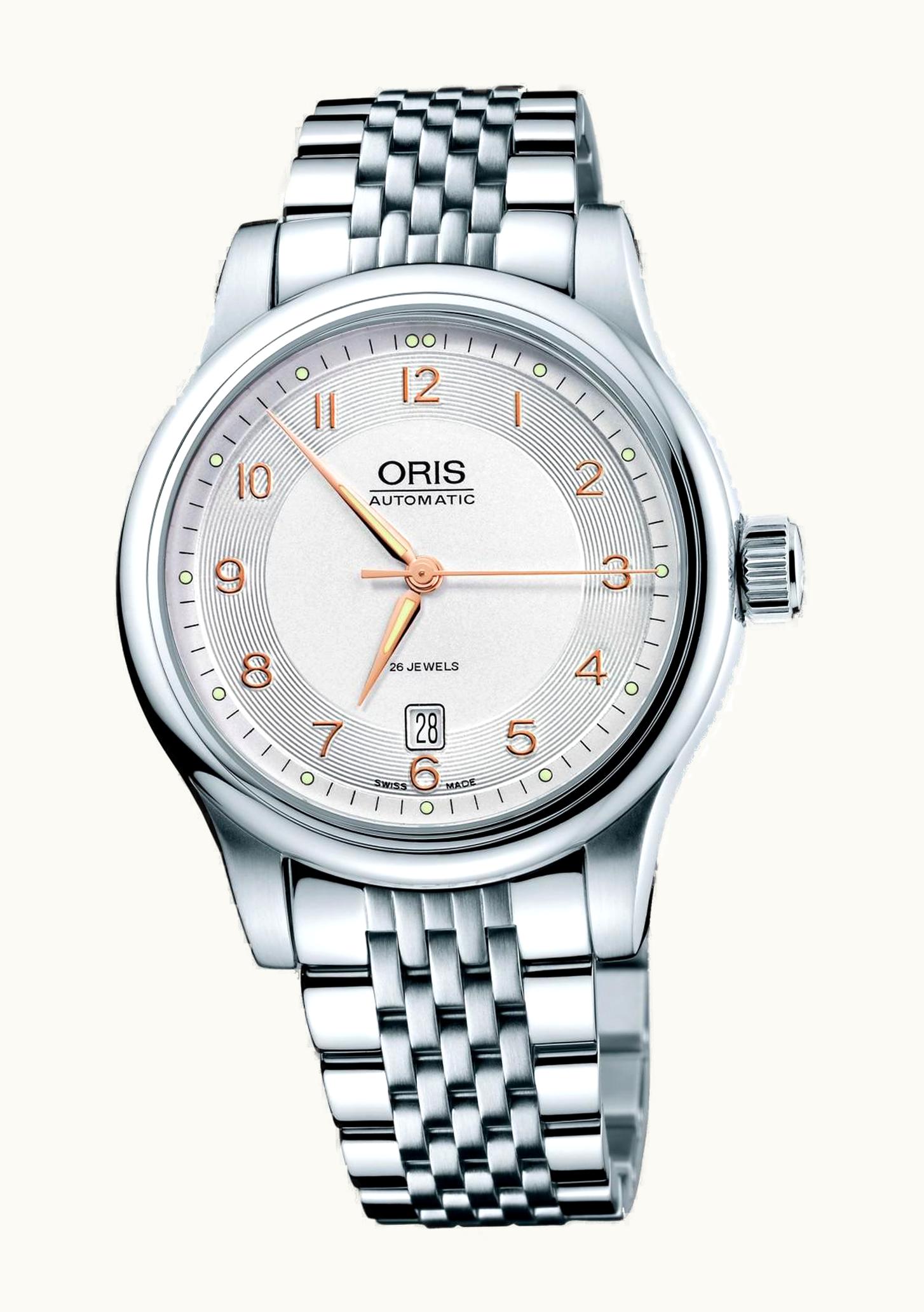 Oris Classic Date 42 Stainless Steel / Silver