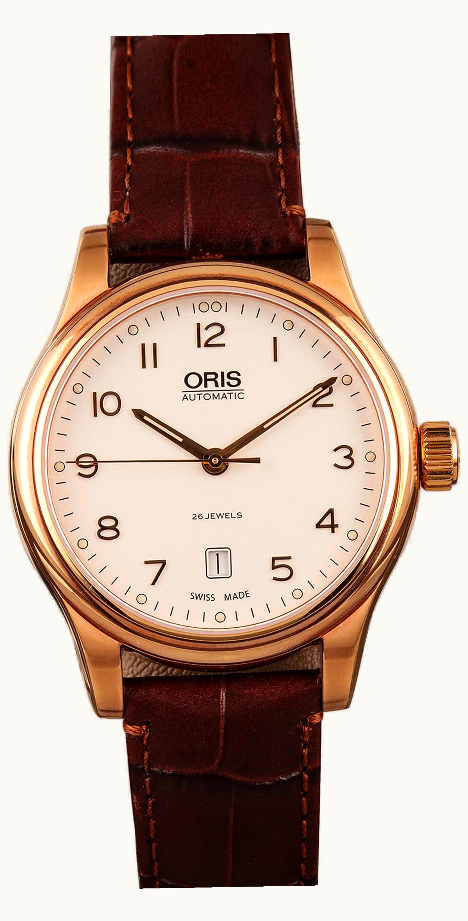 Oris Classic Date 42 Rose Gold / Silver