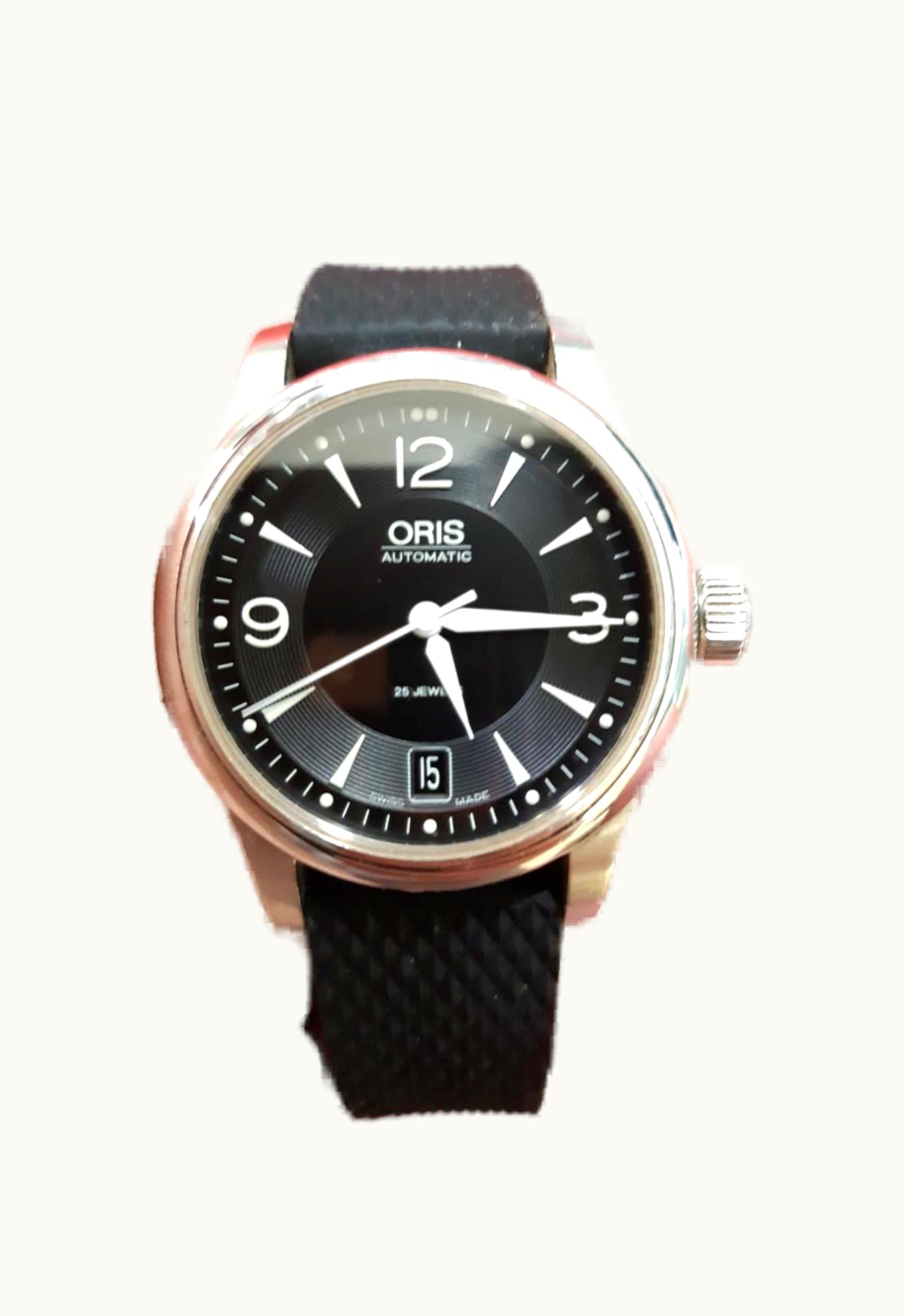 Oris Classic Date 37 Stainless Steel / Black