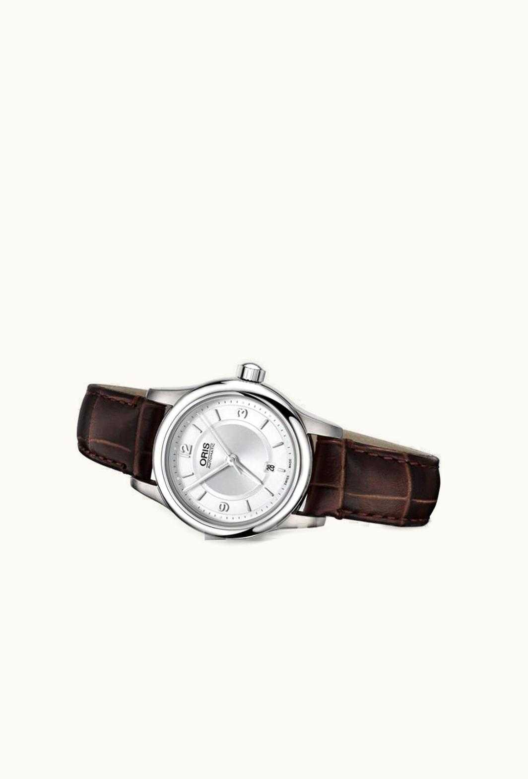 Oris Classic Date Lady 28.5 Stainless Steel / Silver