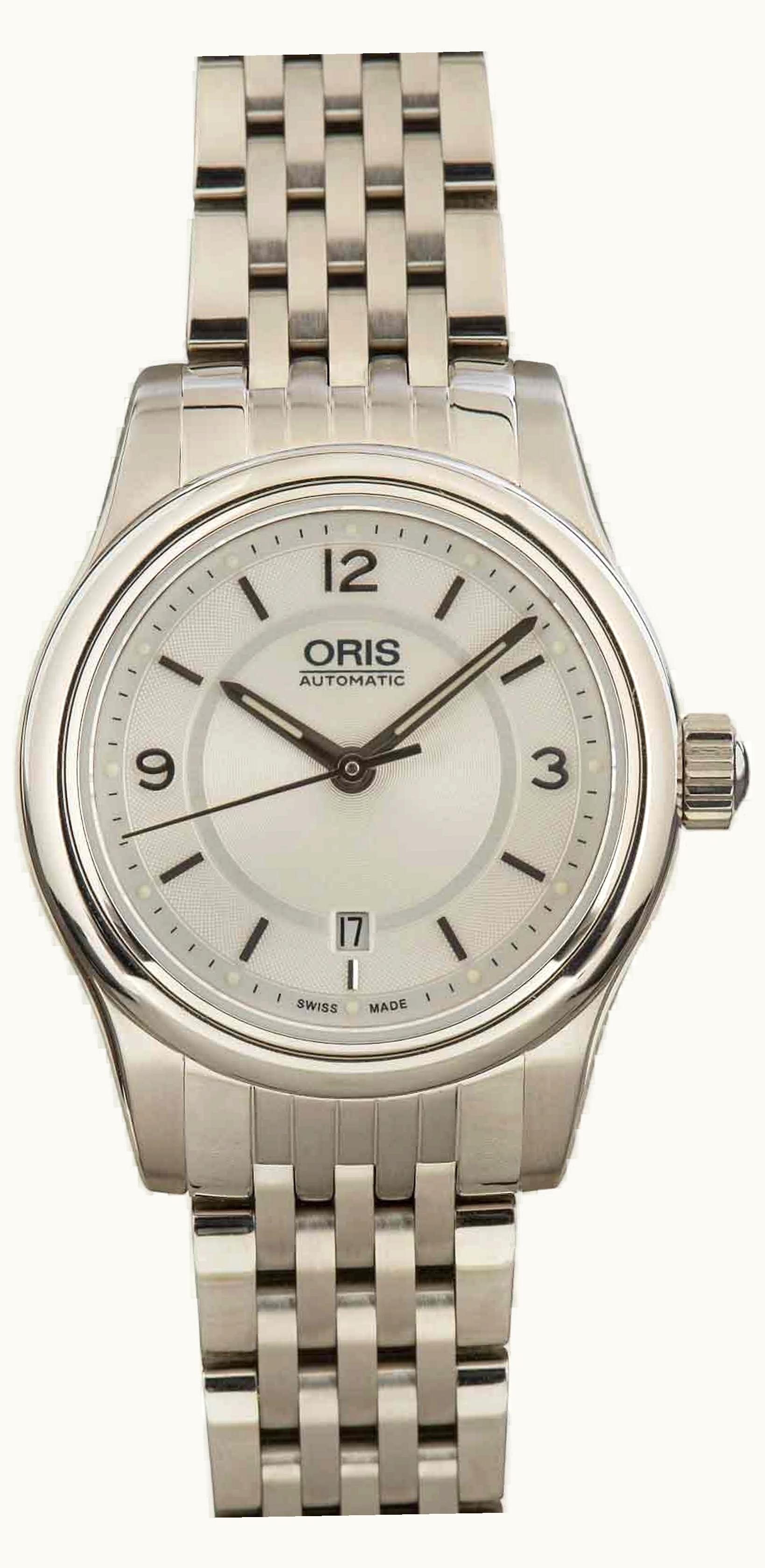 Oris Classic Date Lady 28.5 Stainless Steel - Rose Gold / Silver / Bracelet