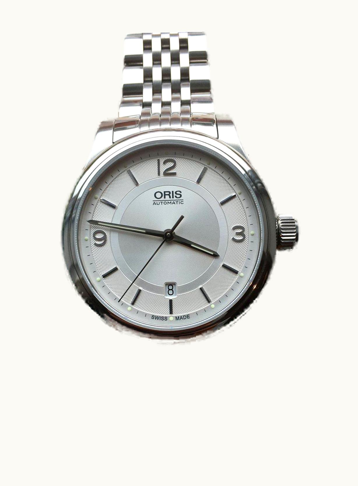 Oris Classic Date 37 Stainless Steel / Silver / Bracelet