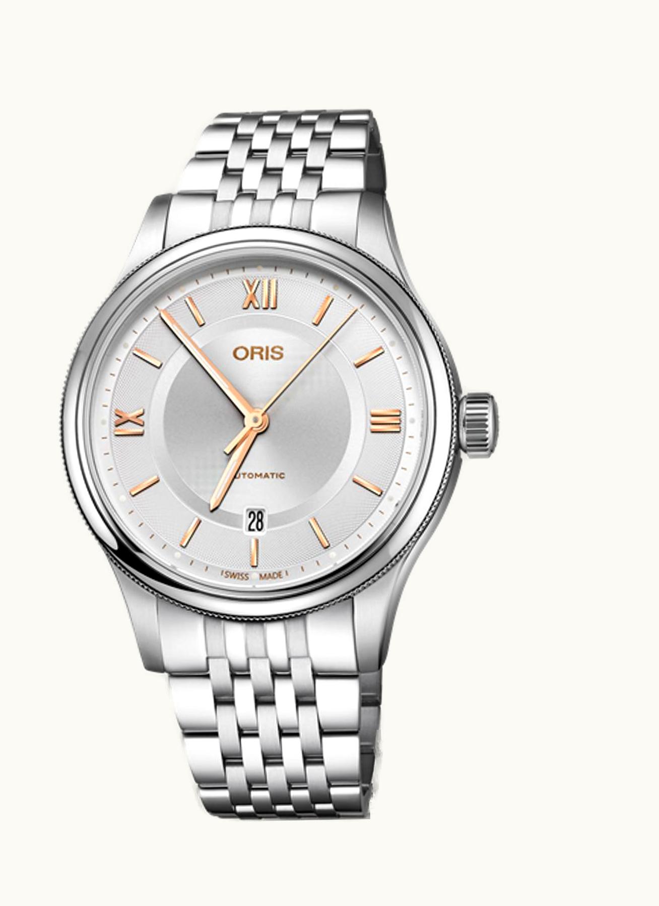 Oris Classic Date 42 Stainless Steel / Silver / Bracelet