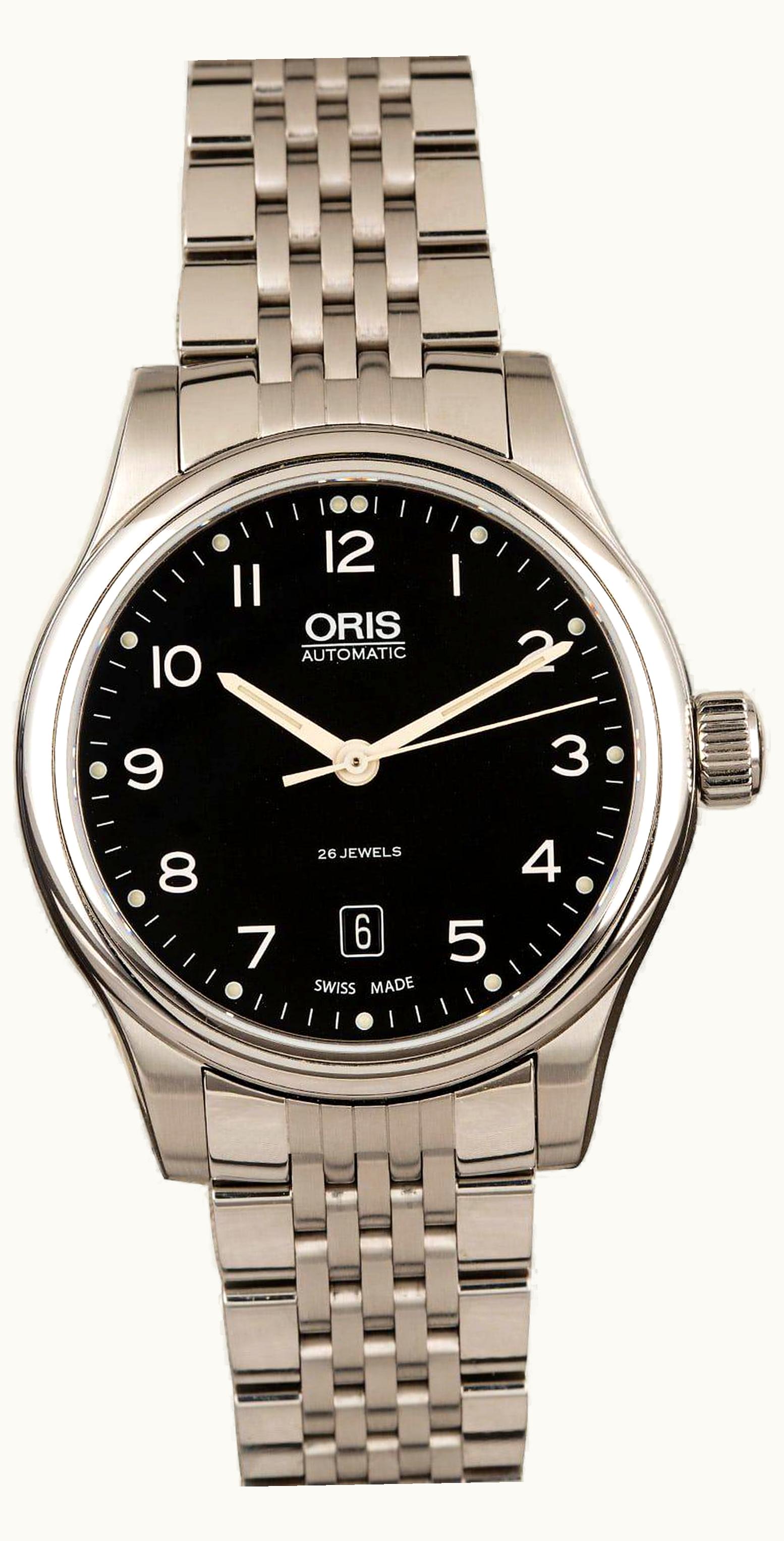Oris Classic Date Lady 28.5 Stainless Steel - Rose Gold / Black / Bracelet