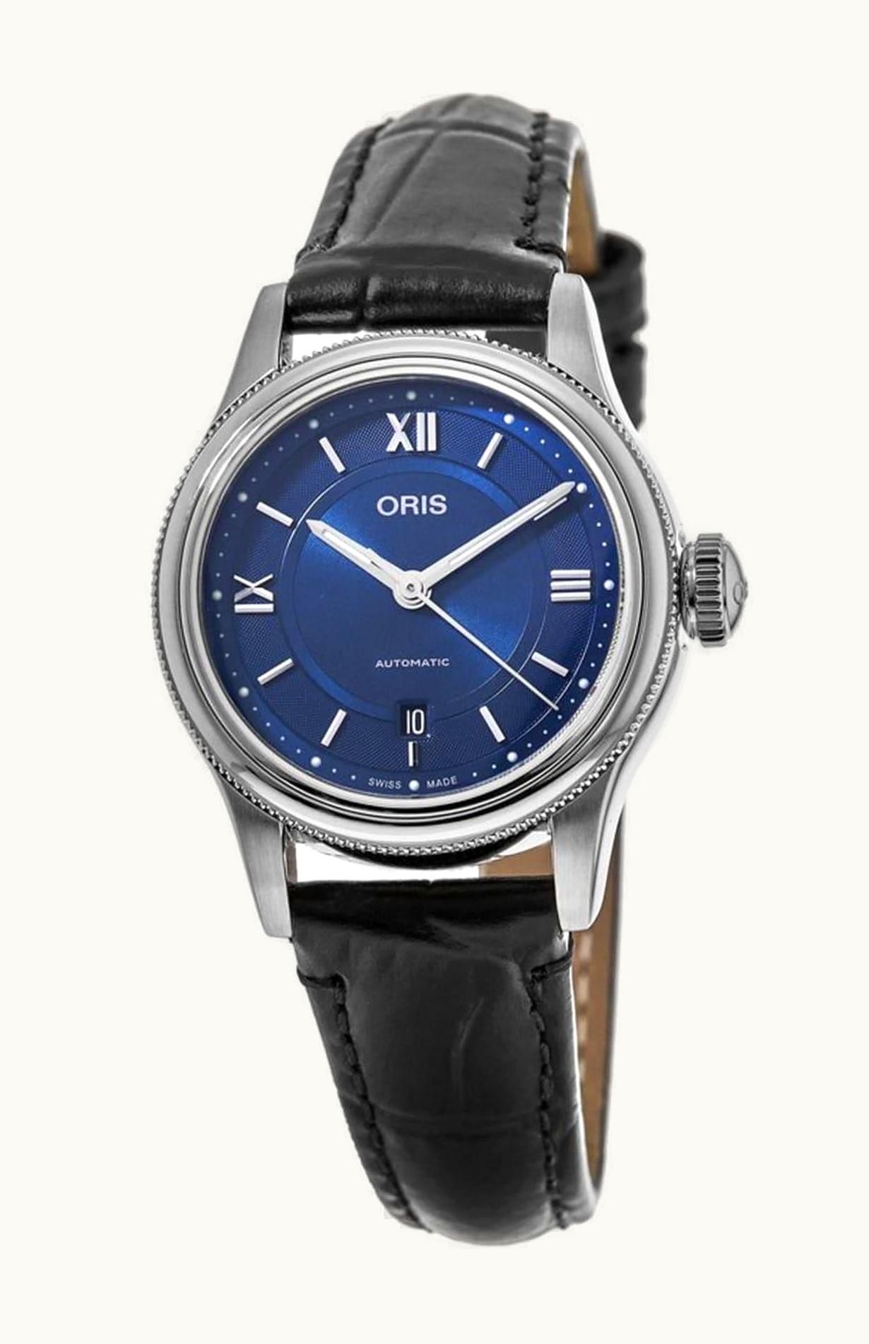 Oris Classic Date Lady 28.5 Stainless Steel / Blue