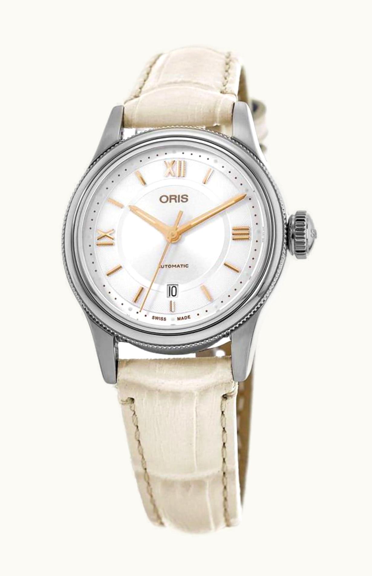 Oris Classic Date Lady 28.5 Stainless Steel / Silver