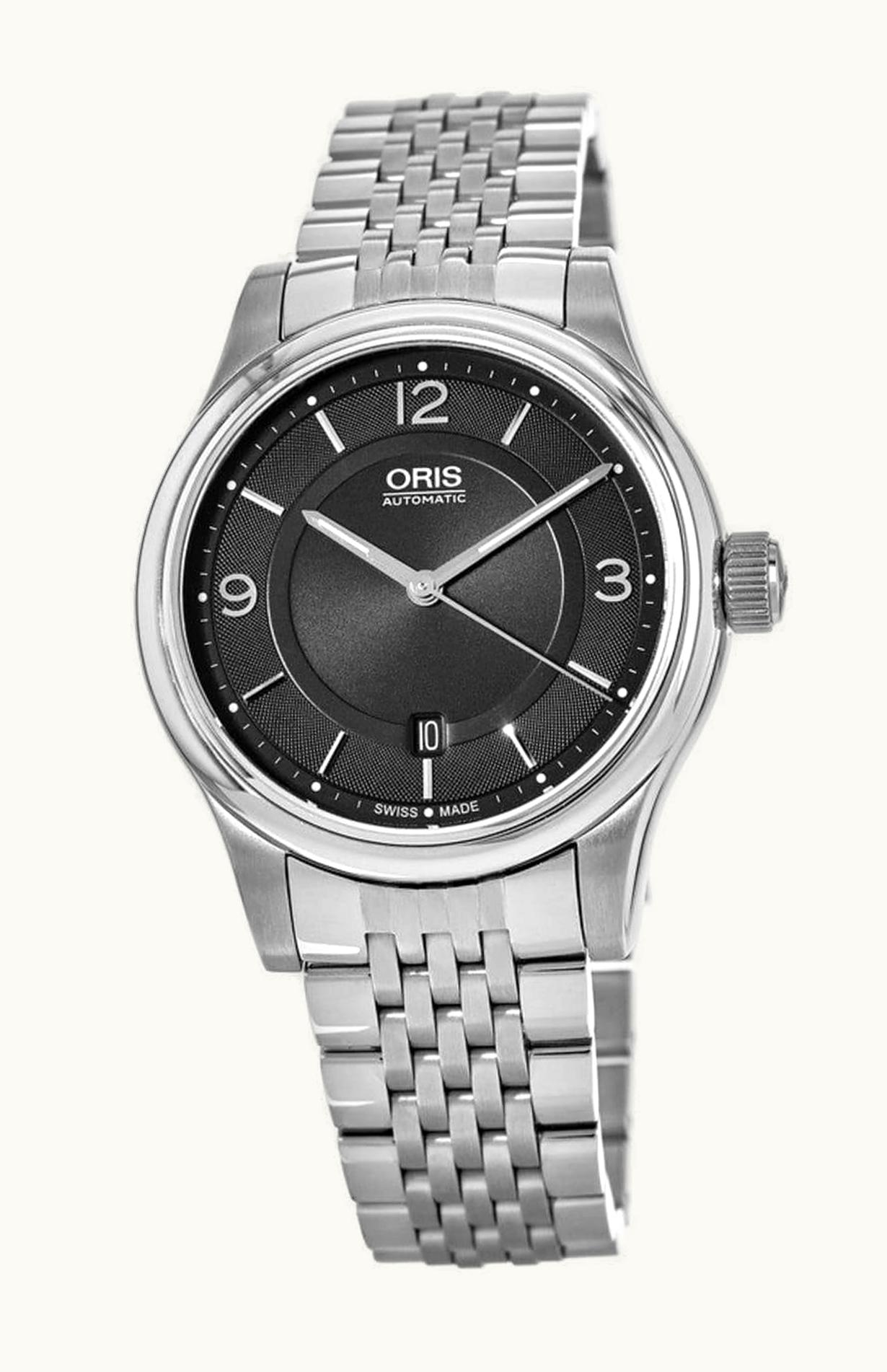 Oris Classic Date 42 Stainless Steel / Black / Bracelet